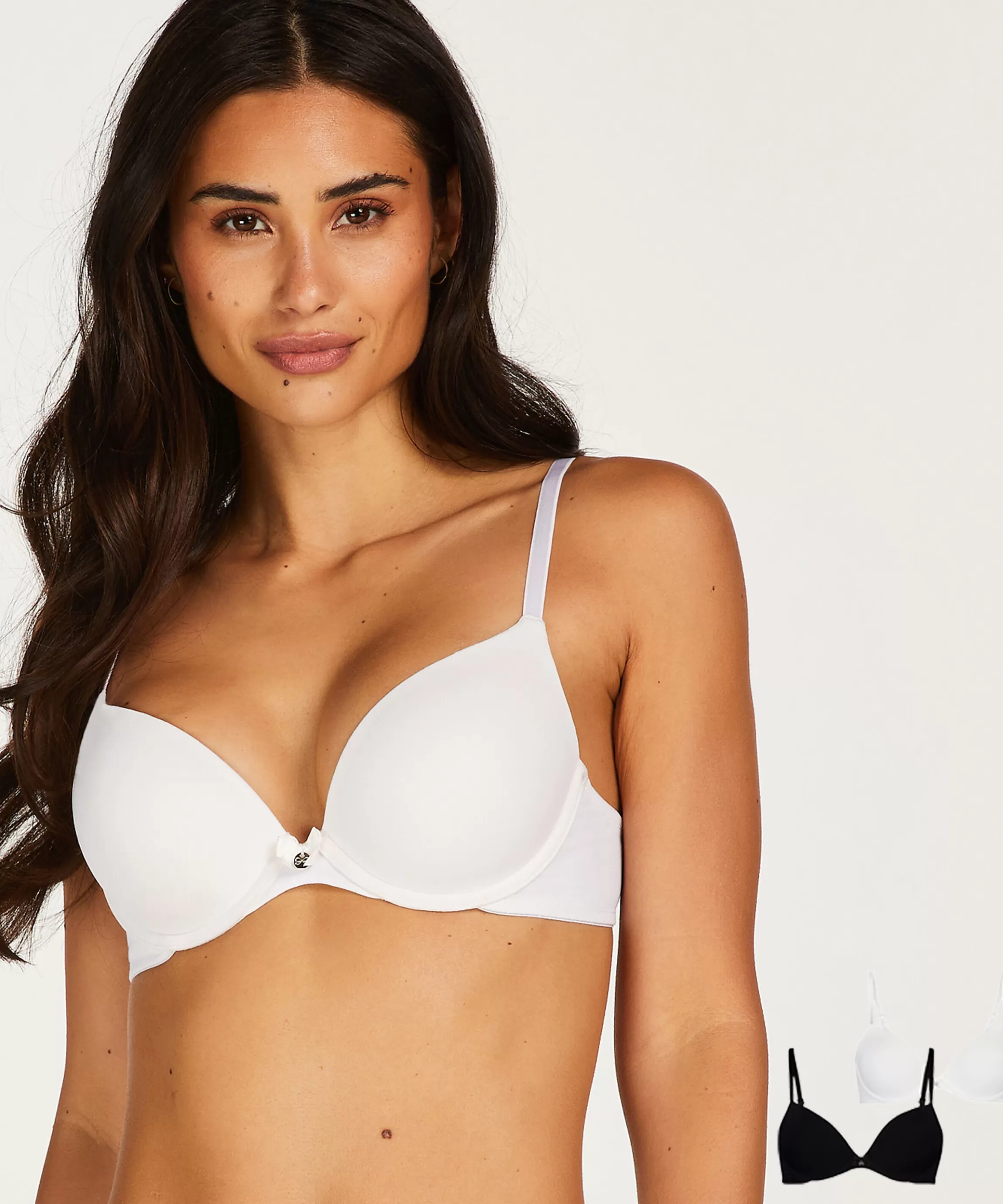Hunkemöller Voorgevormde Bh'S*2-Pack Voorgevormde Beugel Bh Zwart