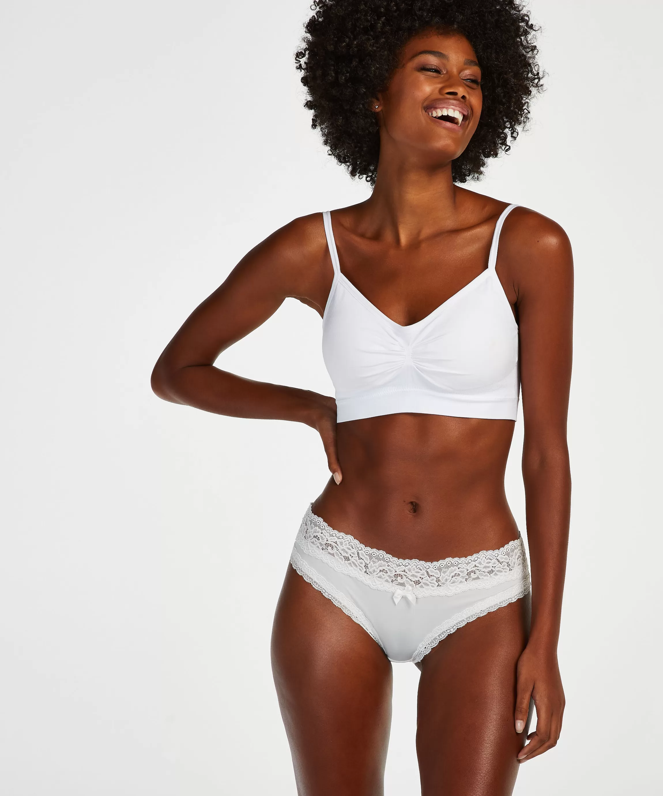 Hunkemöller Brazilians & V-Shapes*3-Pack Brazilian Shorts Dakota Wit