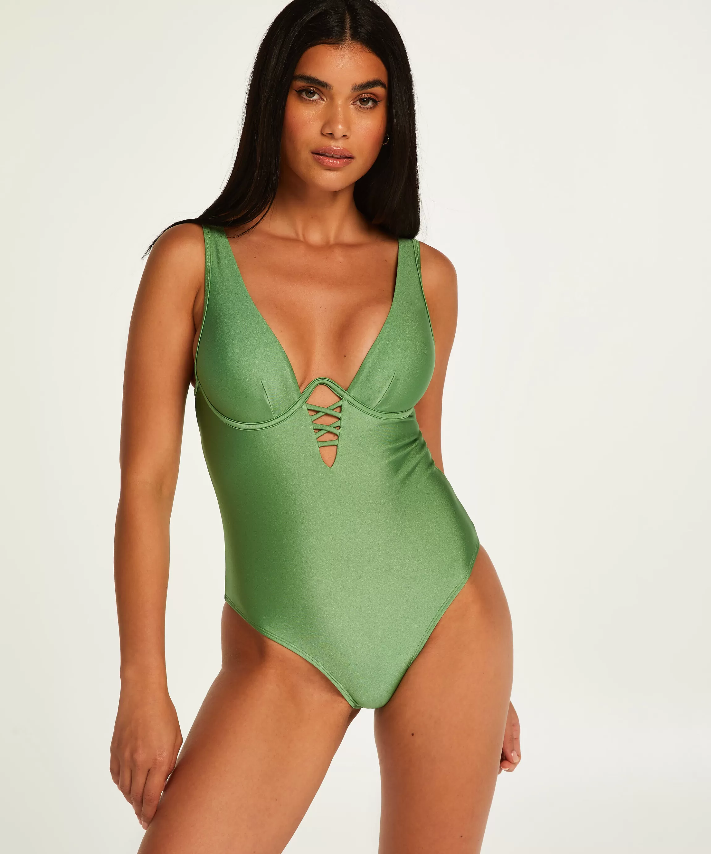 Hunkemöller Badpakken*Badpak Mauritius Groen