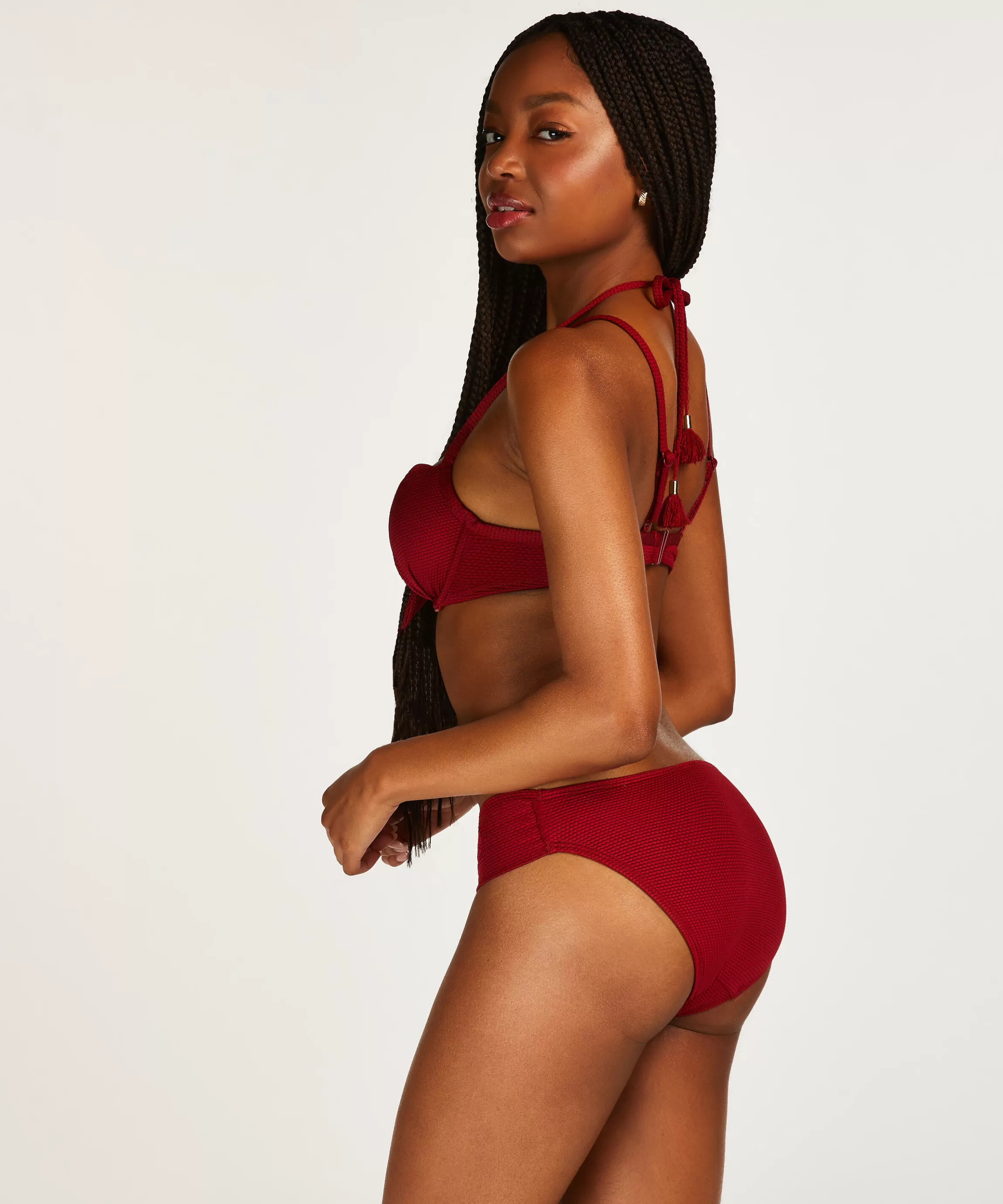 Hunkemöller Bikini'S*Bikinibroekje Scallop Rood