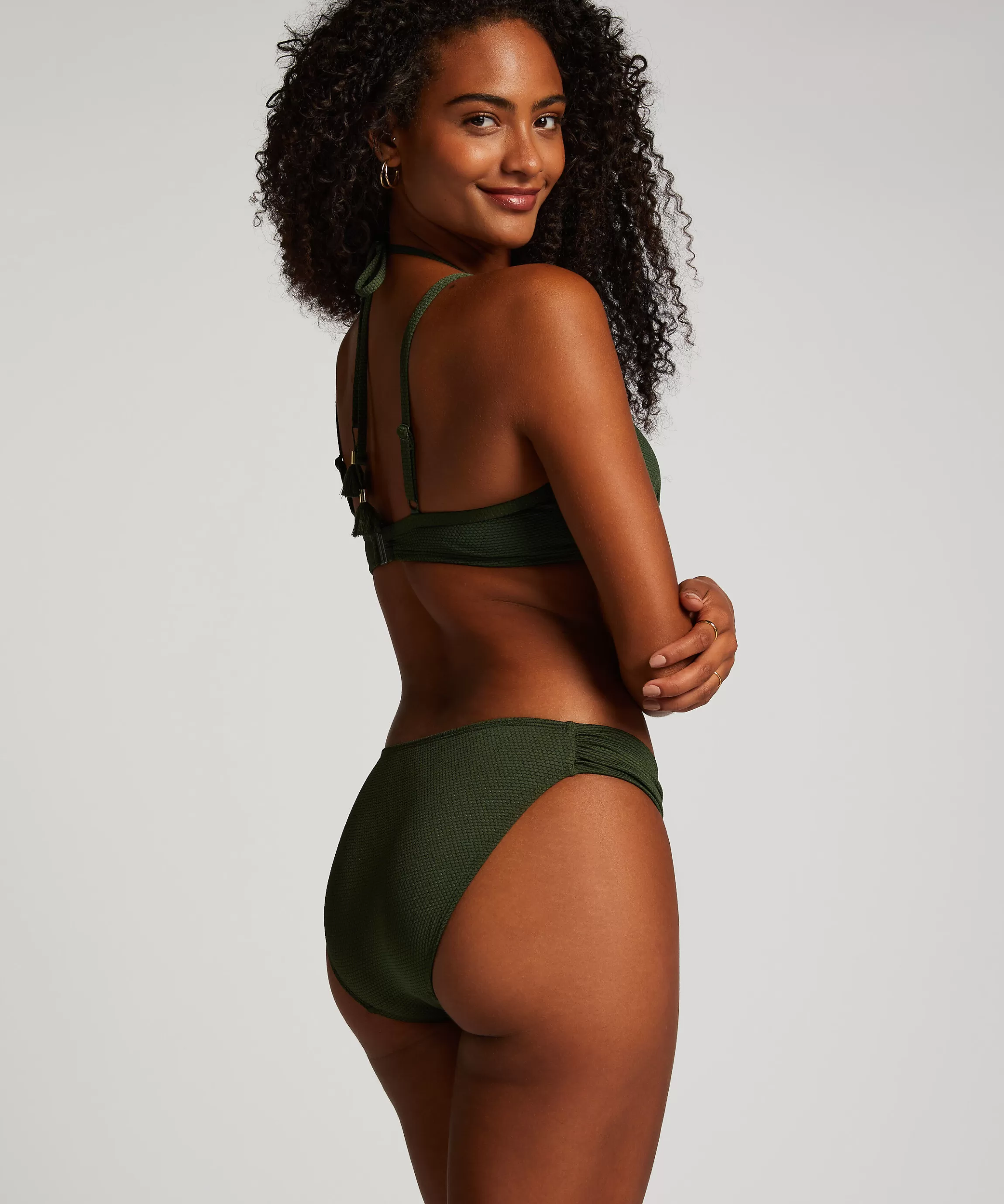 Hunkemöller Bikini'S*Bikinibroekje Scallop Groen