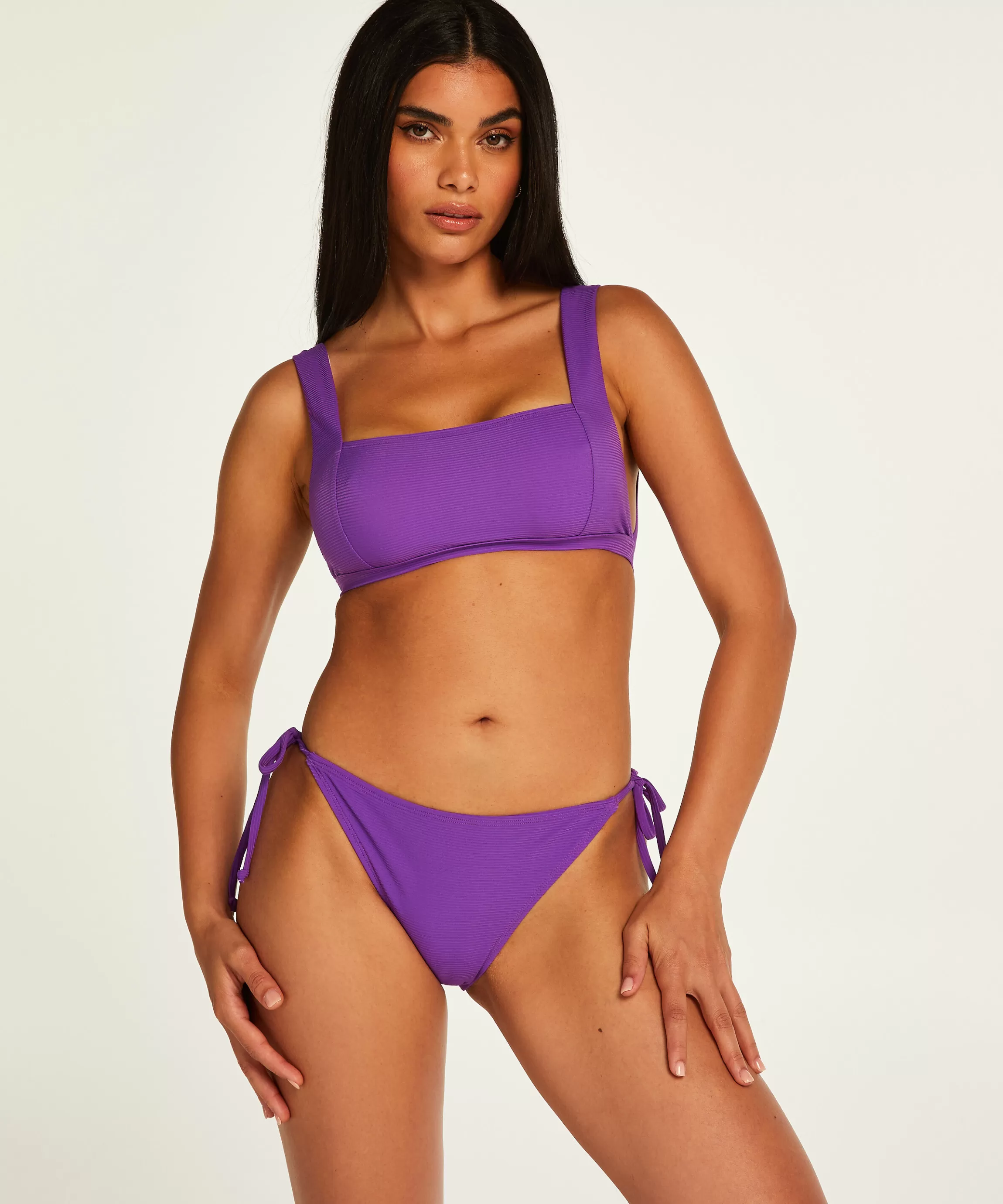 Hunkemöller Bikini'S*Bikinibroekje Texture Zwart
