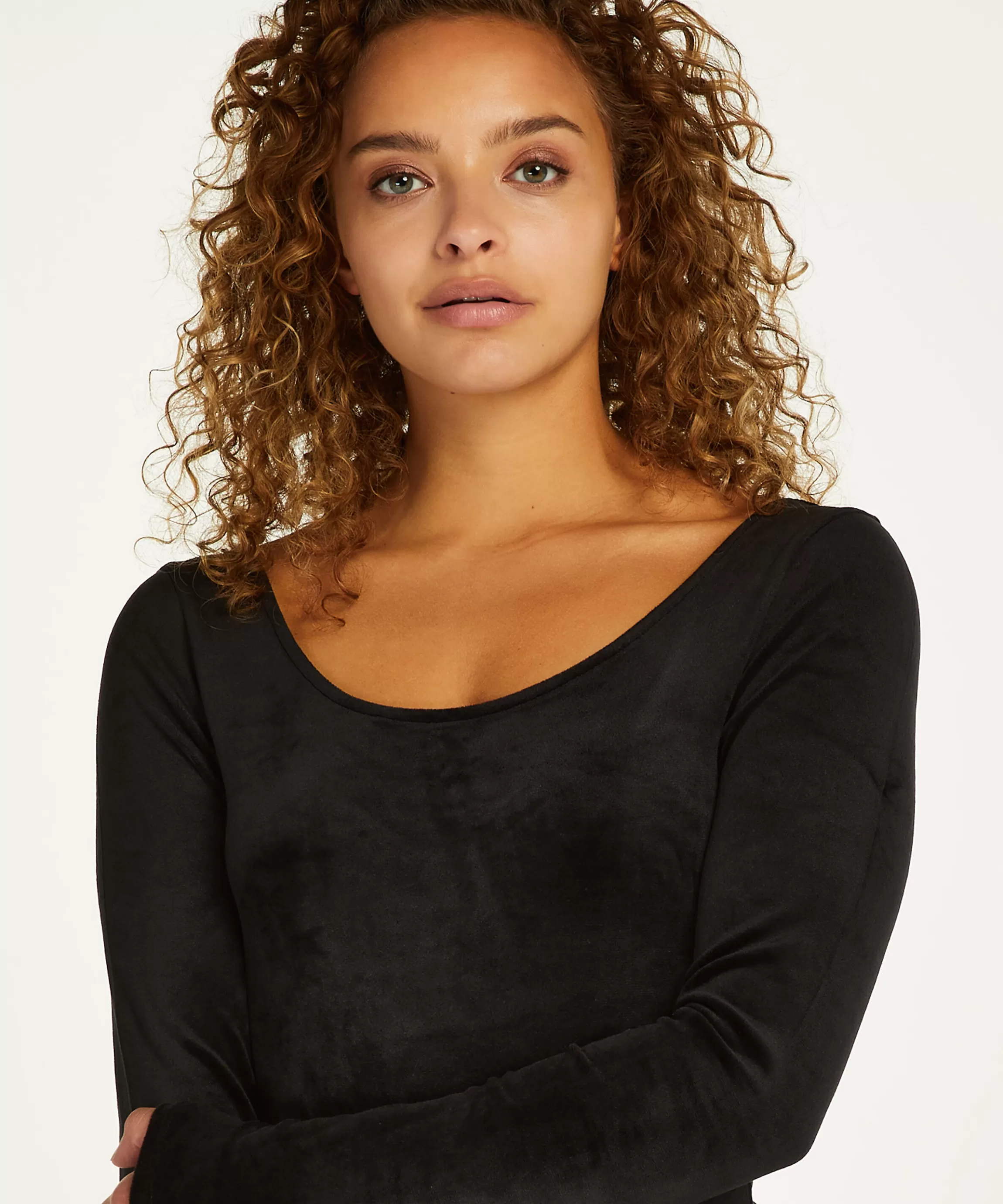 Hunkemöller Pyjama'S*Body Velours Zwart