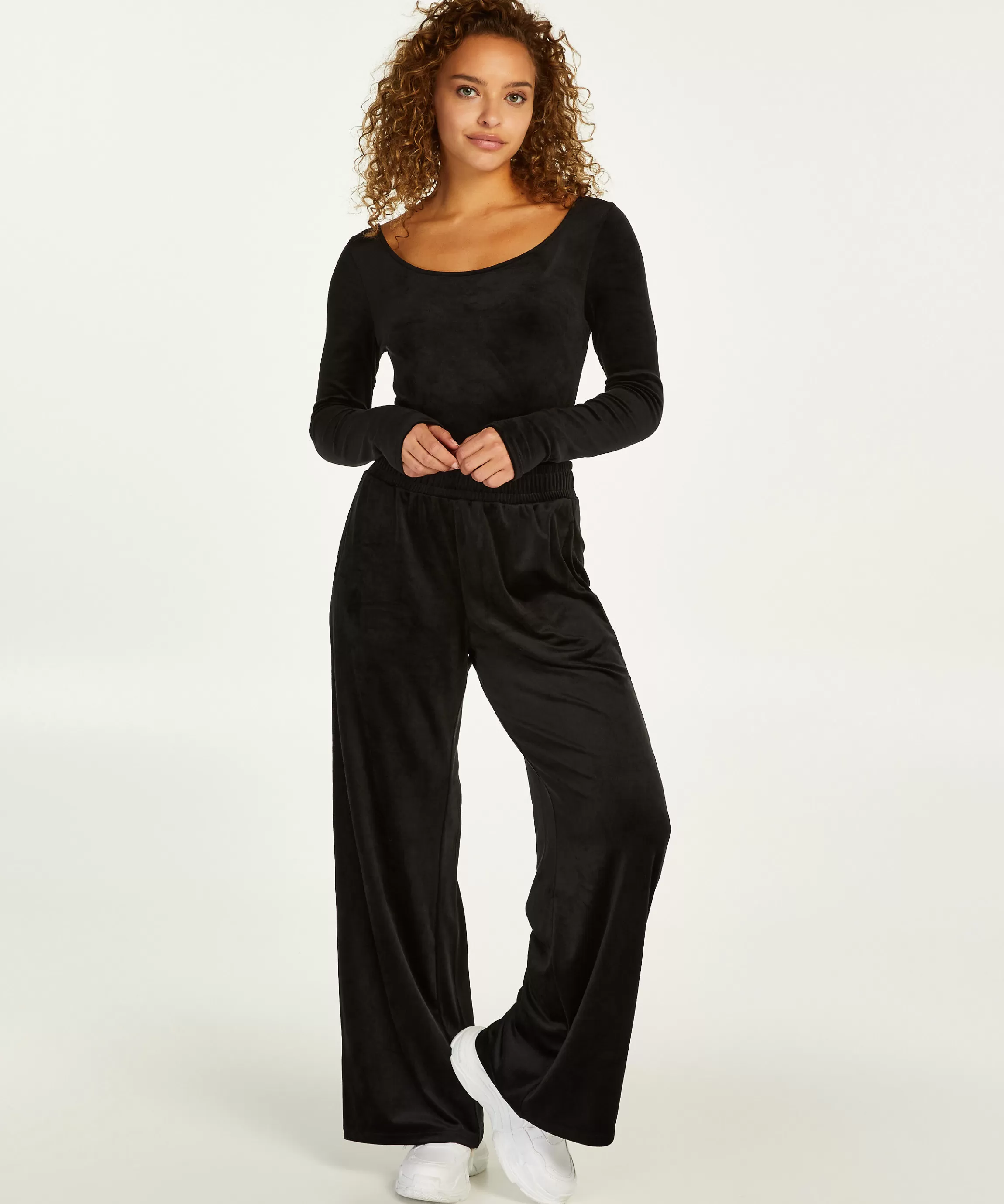 Hunkemöller Pyjama'S*Body Velours Zwart