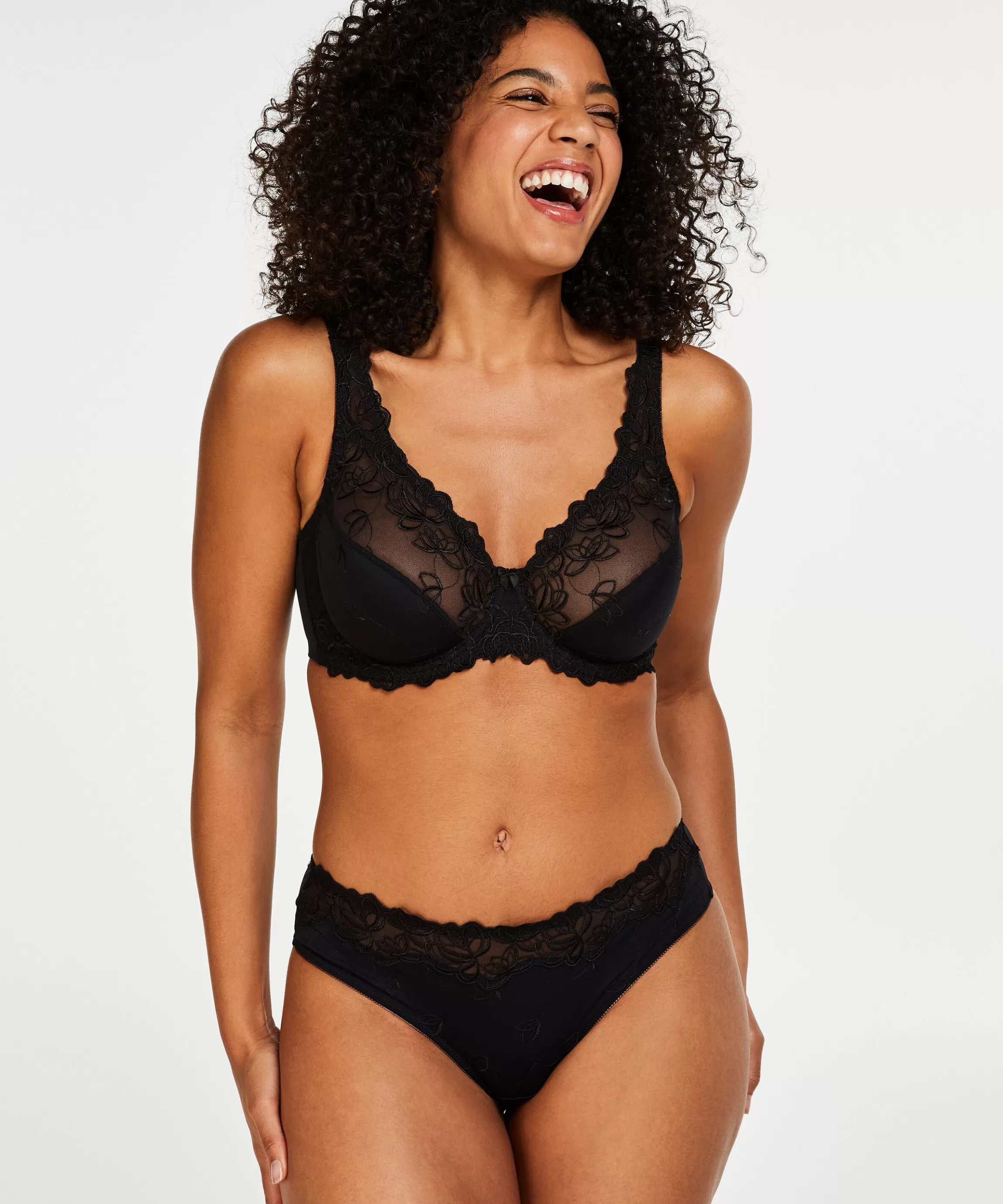Hunkemöller Strings & Boxerstrings*Boxerstring Diva Zwart