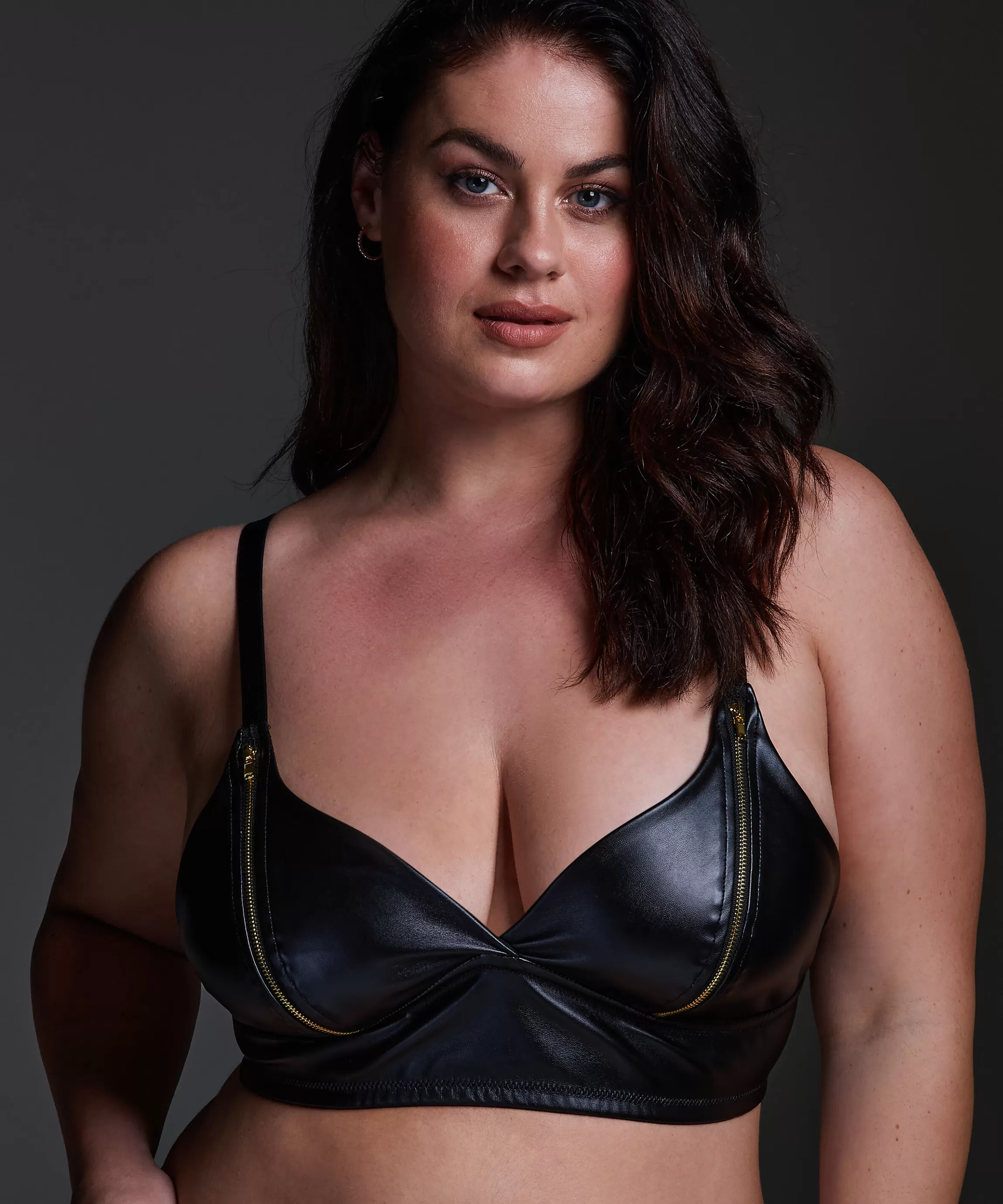 Hunkemöller Bh'S Zonder Beugel*Bralette Matrix Curvy Zwart