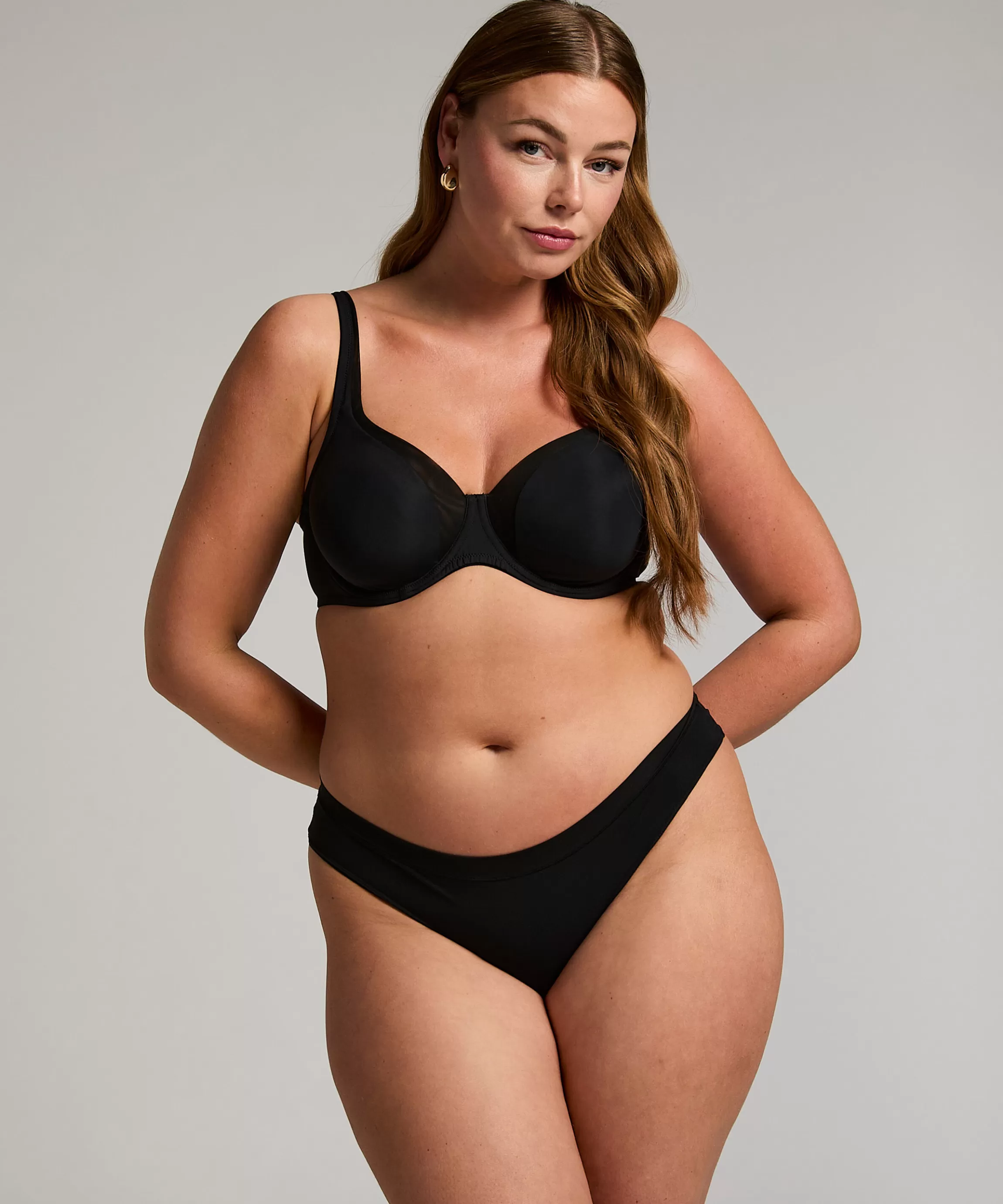 Hunkemöller Brazilians & V-Shapes*Brazilian Mesh Zwart