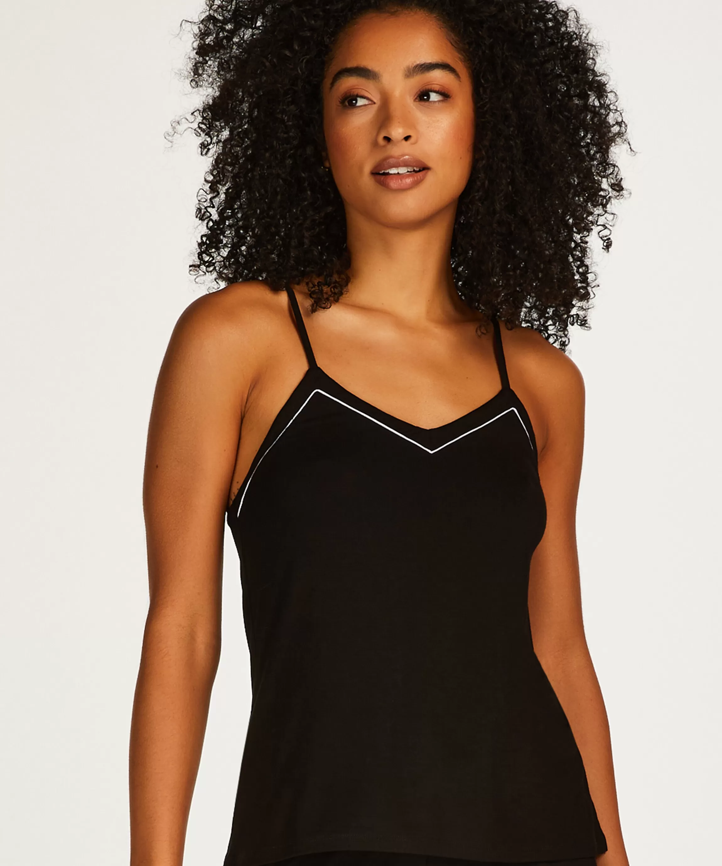 Hunkemöller Pyjama'S*Cami Top Jersey Essential Zwart