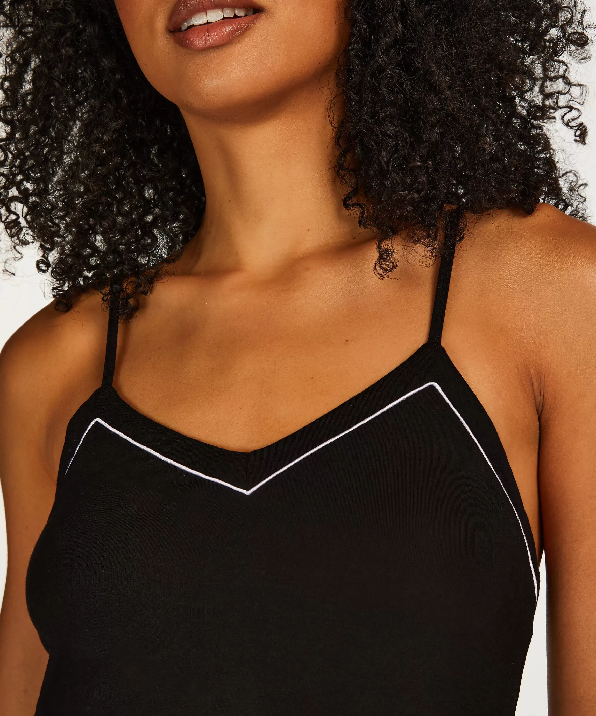Hunkemöller Pyjama'S*Cami Top Jersey Essential Zwart