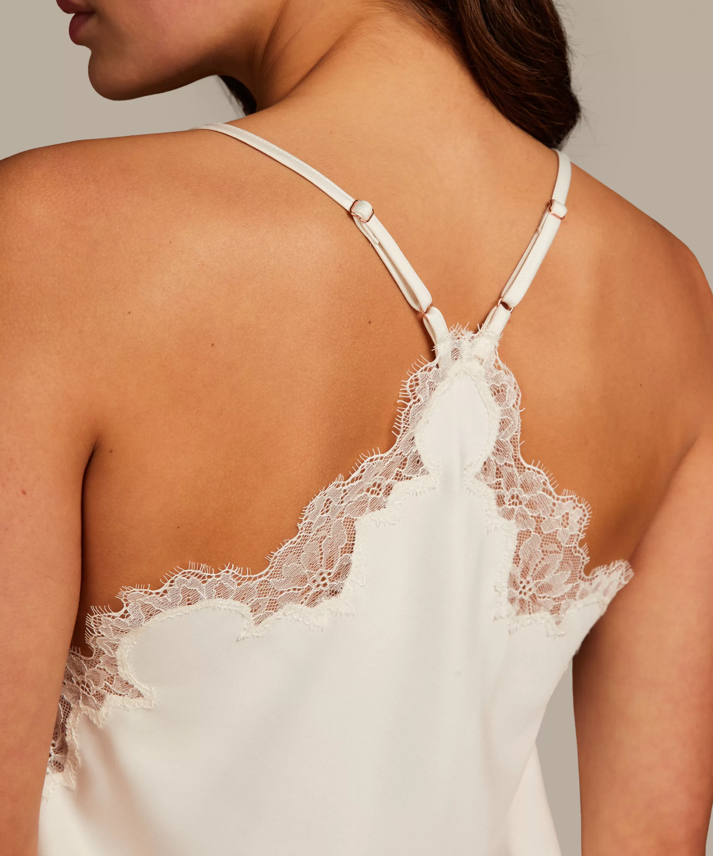 Hunkemöller Pyjama'S*Cami Top Lace Sophia Wit