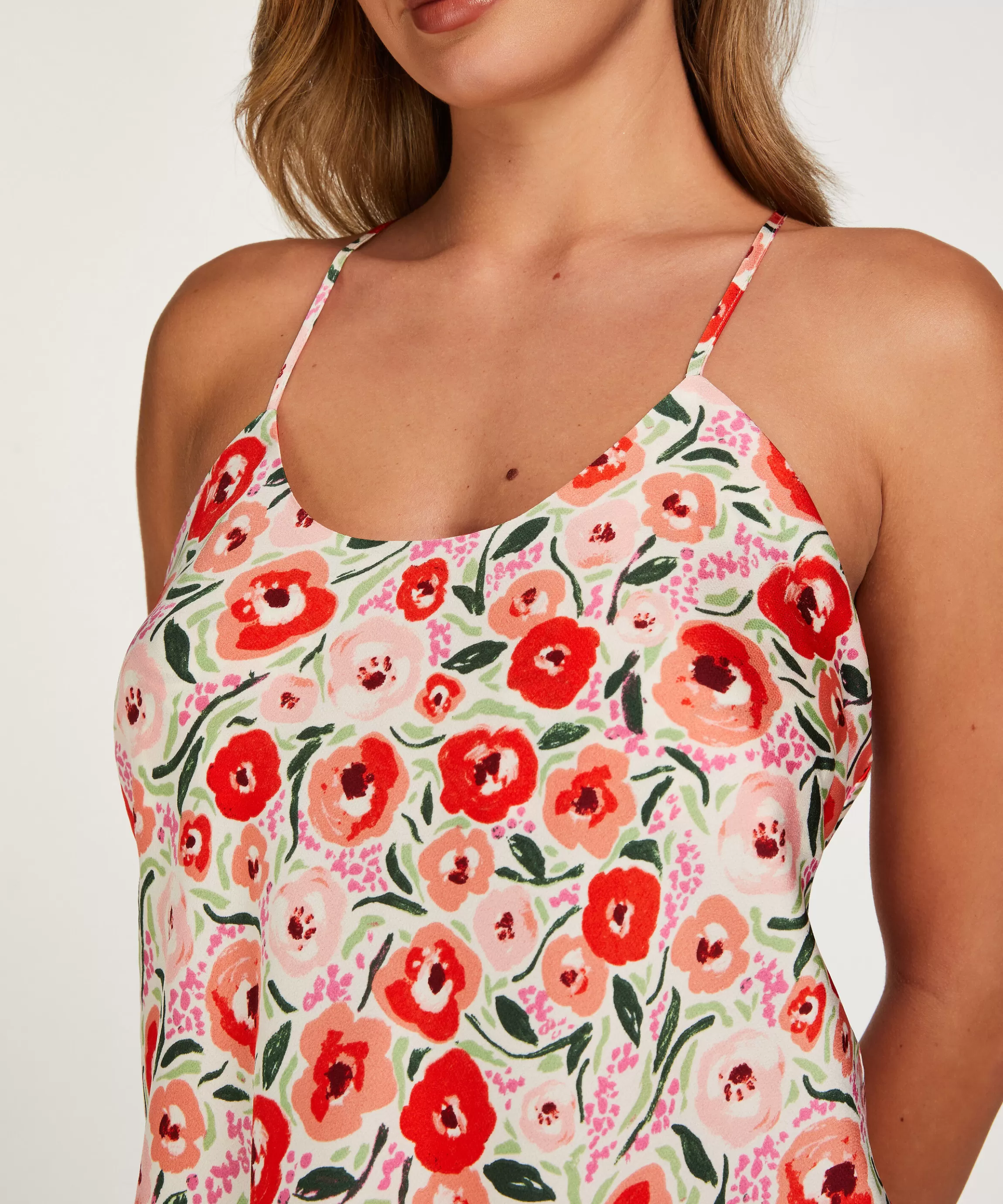 Hunkemöller Pyjama'S*Cami Top Satin Wit
