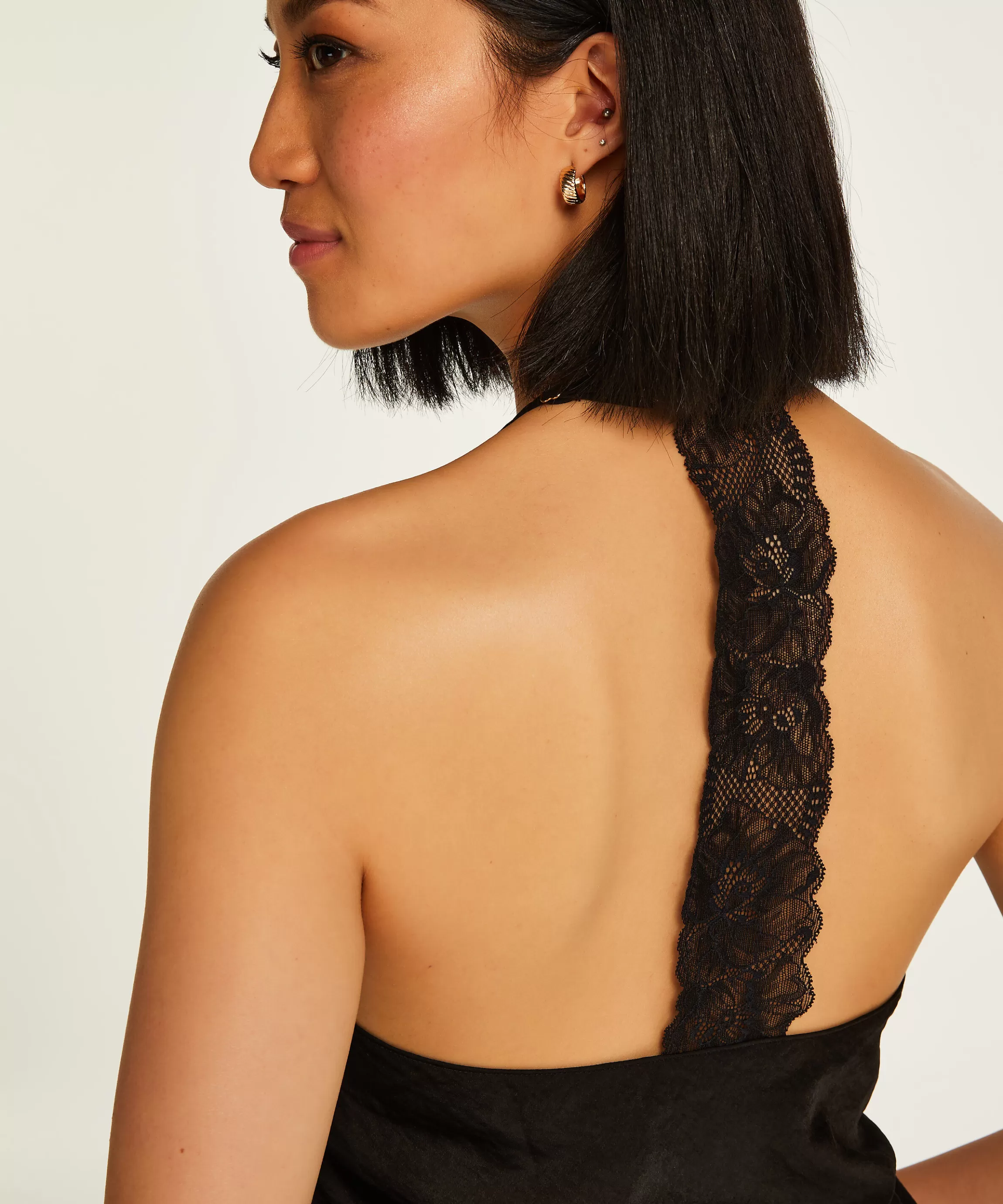 Hunkemöller Pyjama'S*Cami Top Satin Zwart