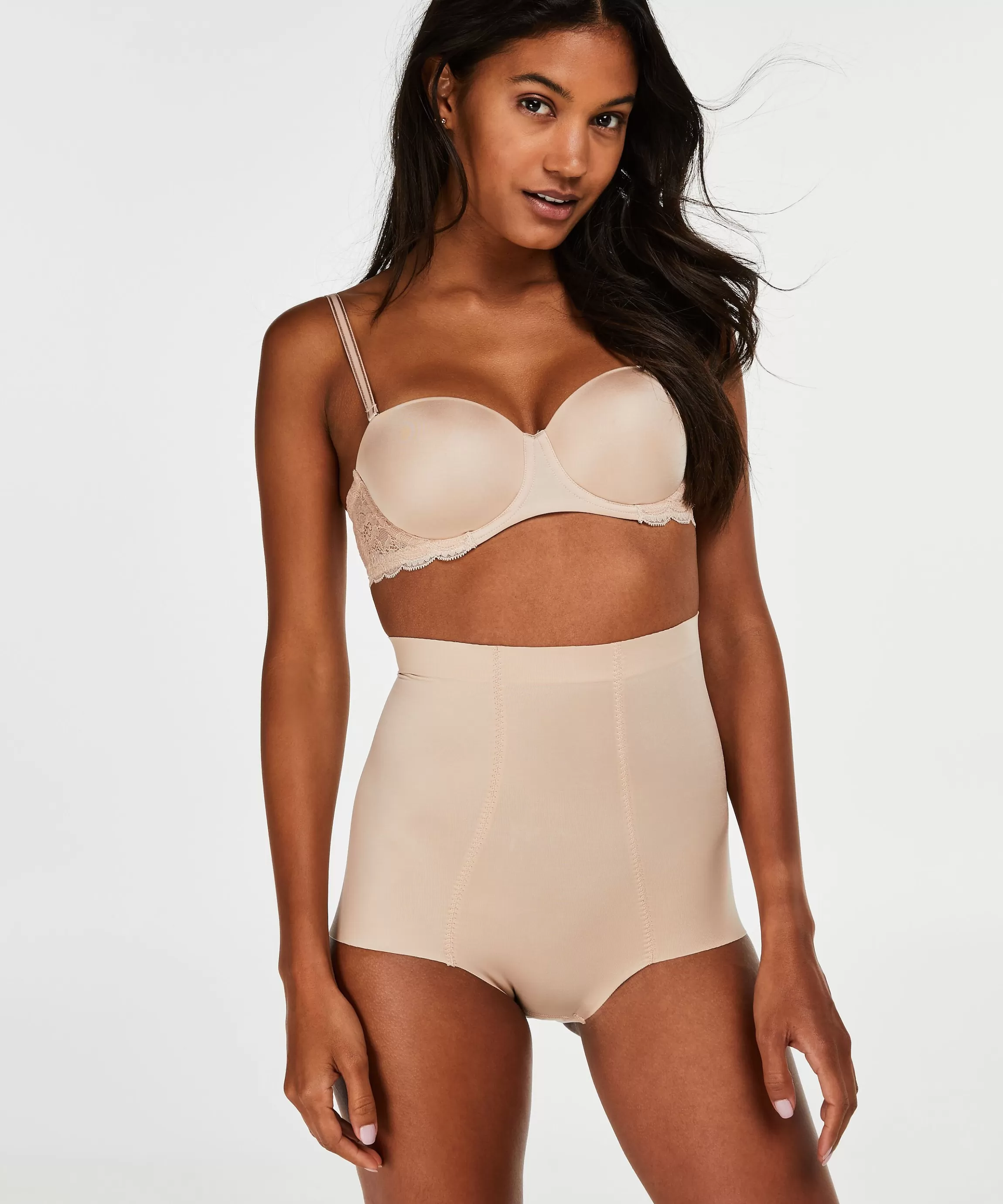 Hunkemöller Shapewear*Corrigerende Hoge Tailleslip Beige