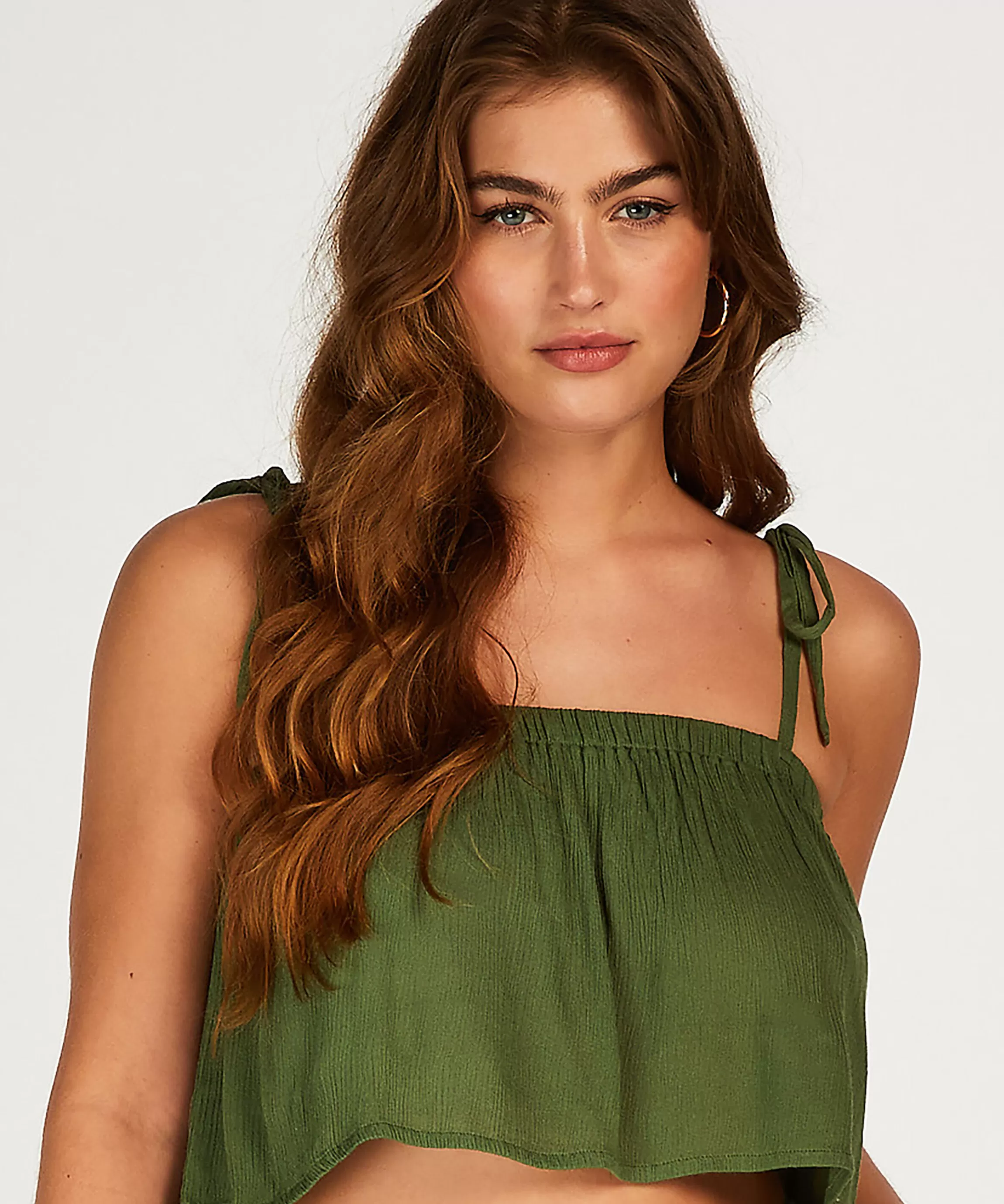 Hunkemöller Strandkleding*Crop Top Corfu Groen