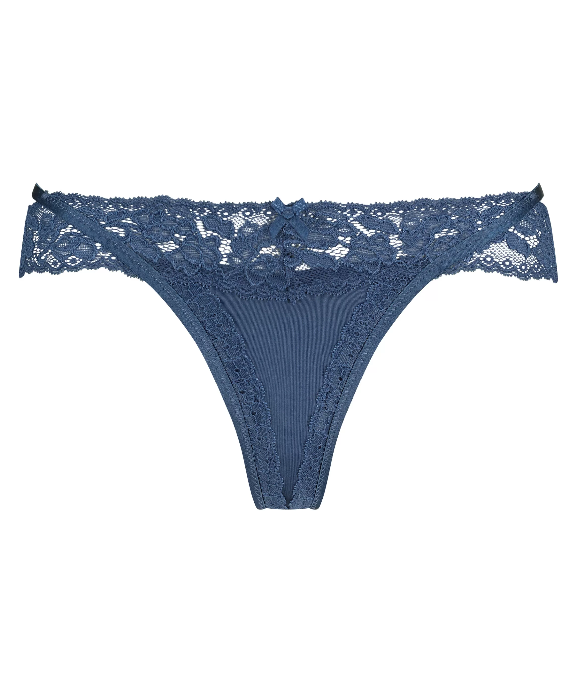 Hunkemöller Strings & Boxerstrings*Extra Lage V-String Elliena Blauw
