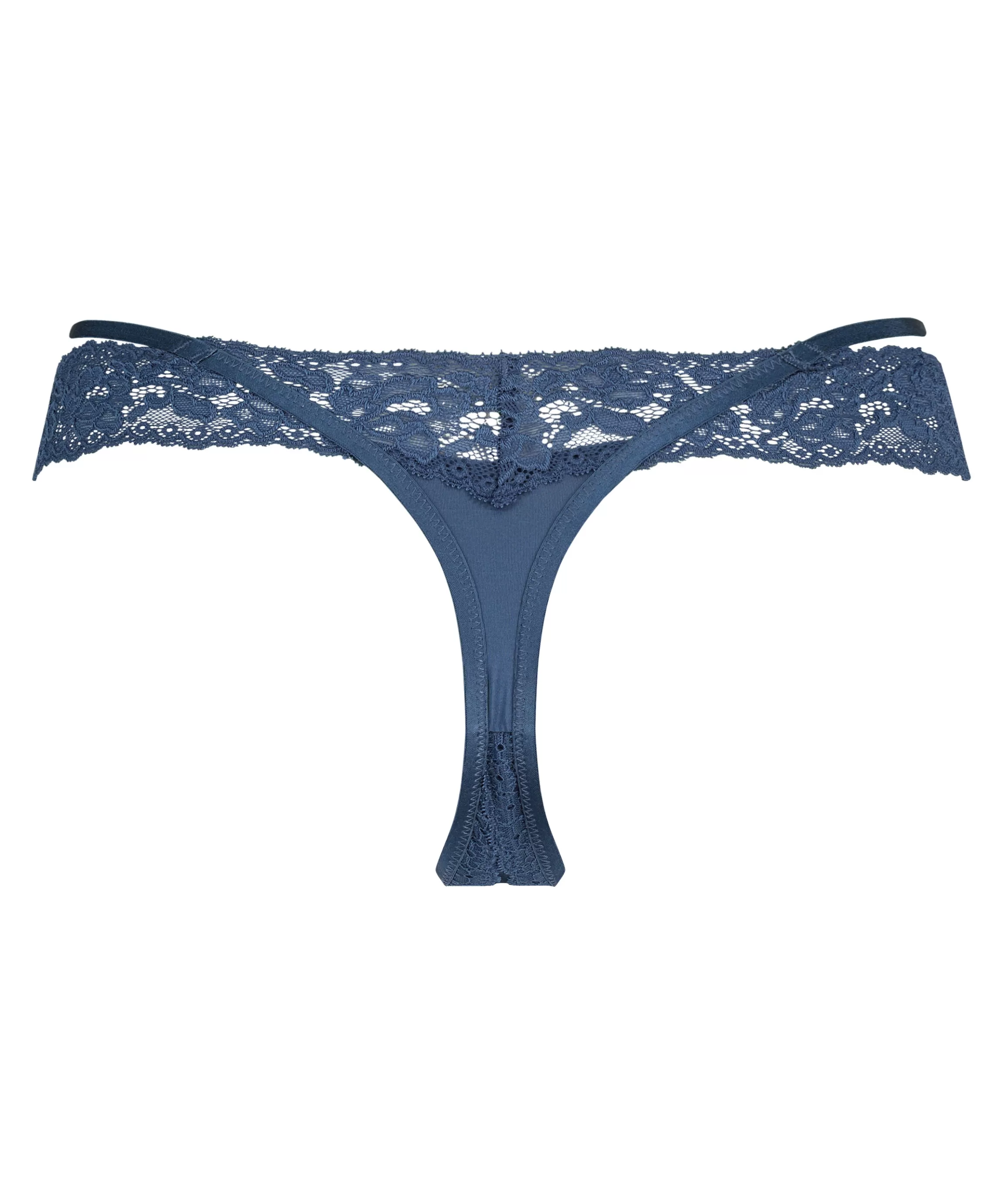 Hunkemöller Strings & Boxerstrings*Extra Lage V-String Elliena Blauw