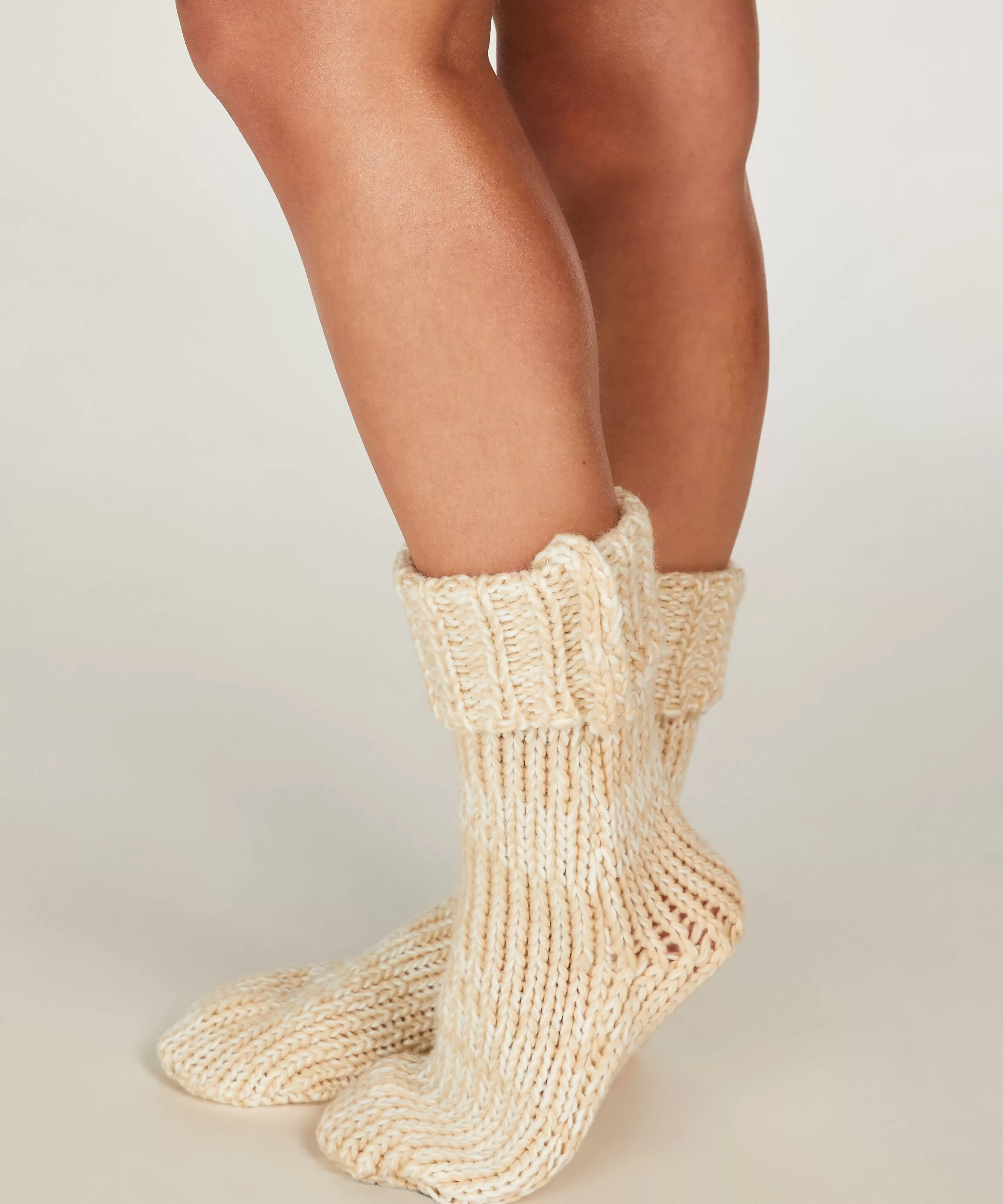 Hunkemöller Sokken*Gebreide Sokken Beige