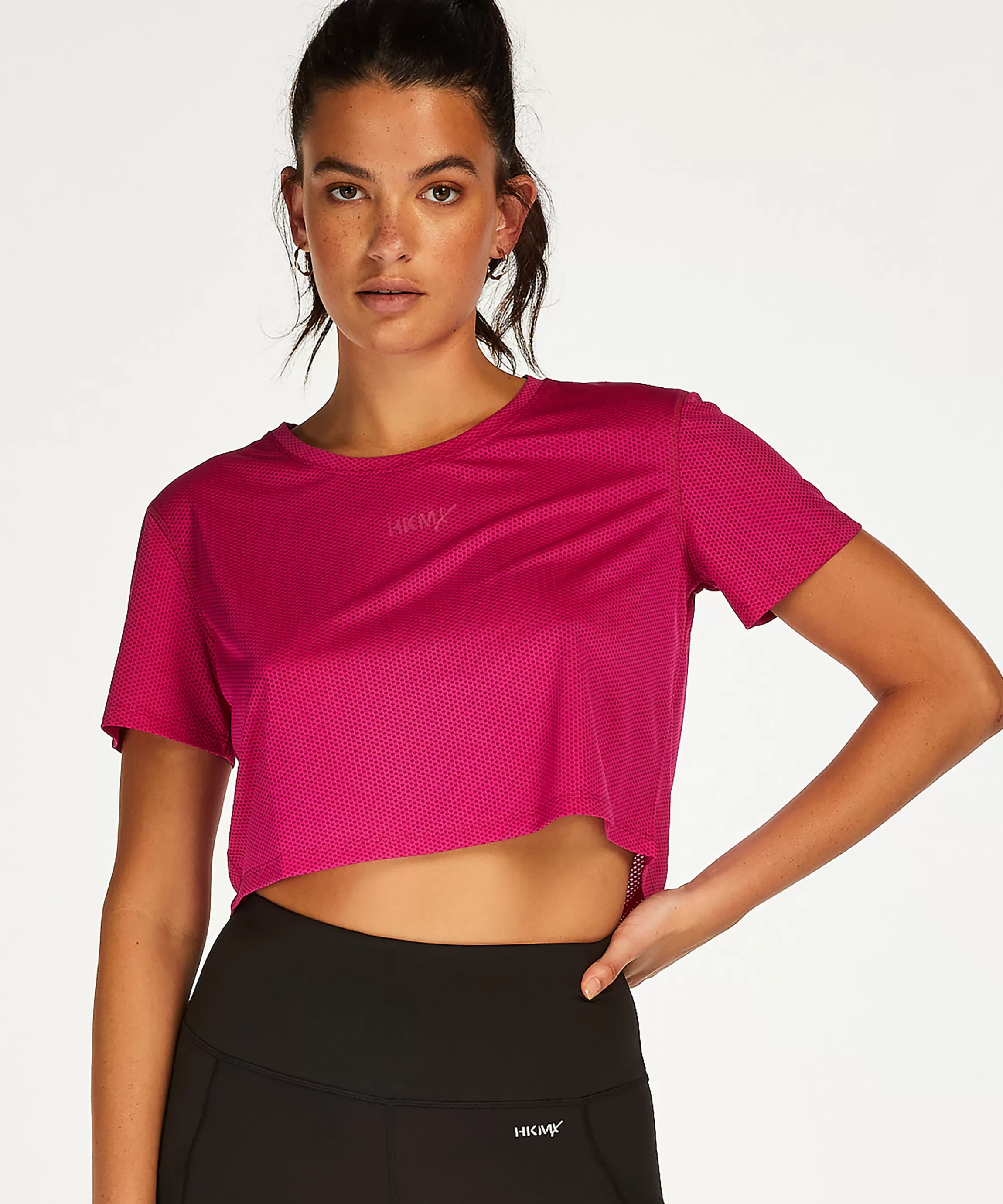 Hunkemöller Sport Tops*Hkmx Crop Top Mesh Roze