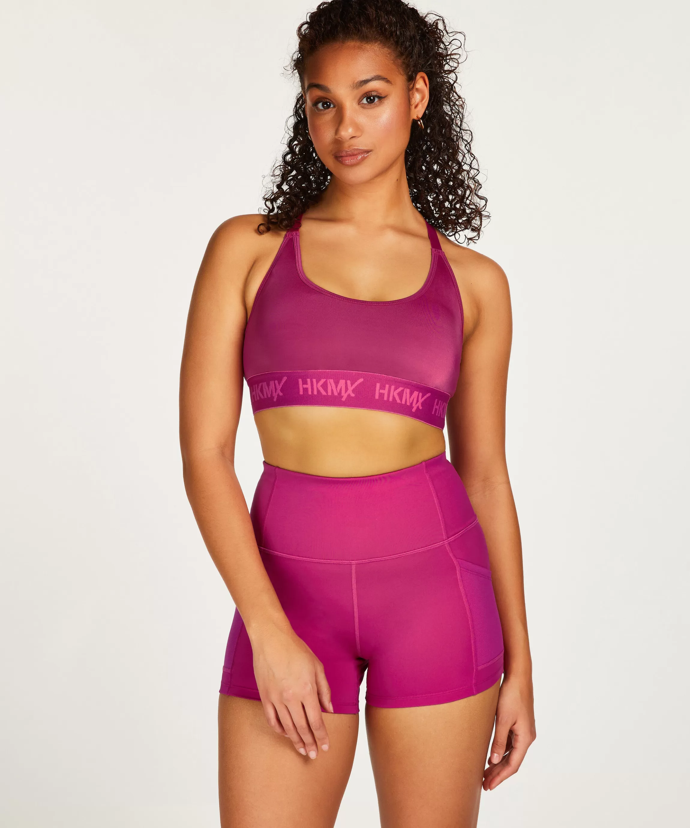 Hunkemöller Sportleggings*Hkmx High Waist Shorts Oh My Squat Roze
