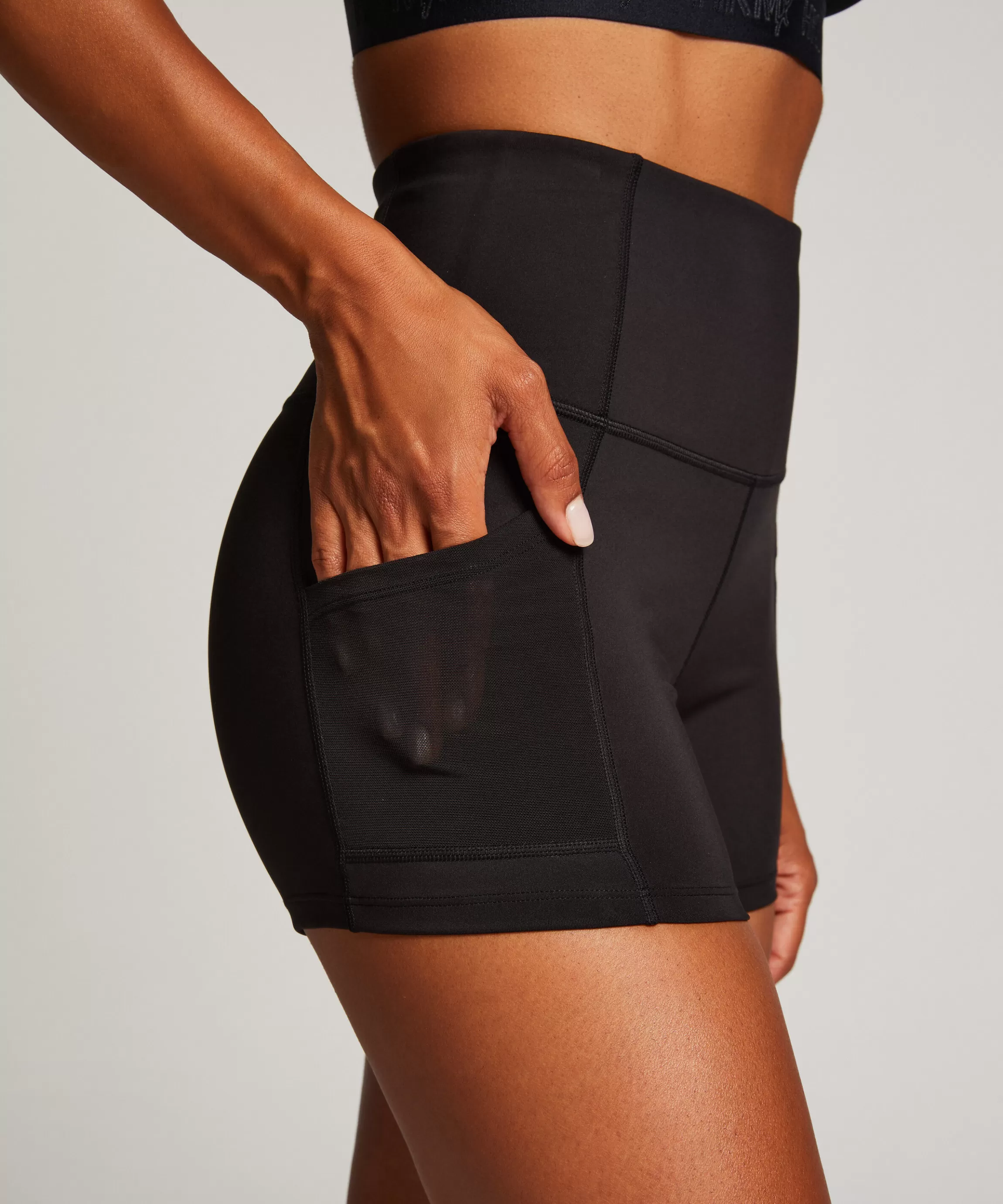 Hunkemöller Sportleggings*Hkmx High Waist Shorts Oh My Squat Zwart