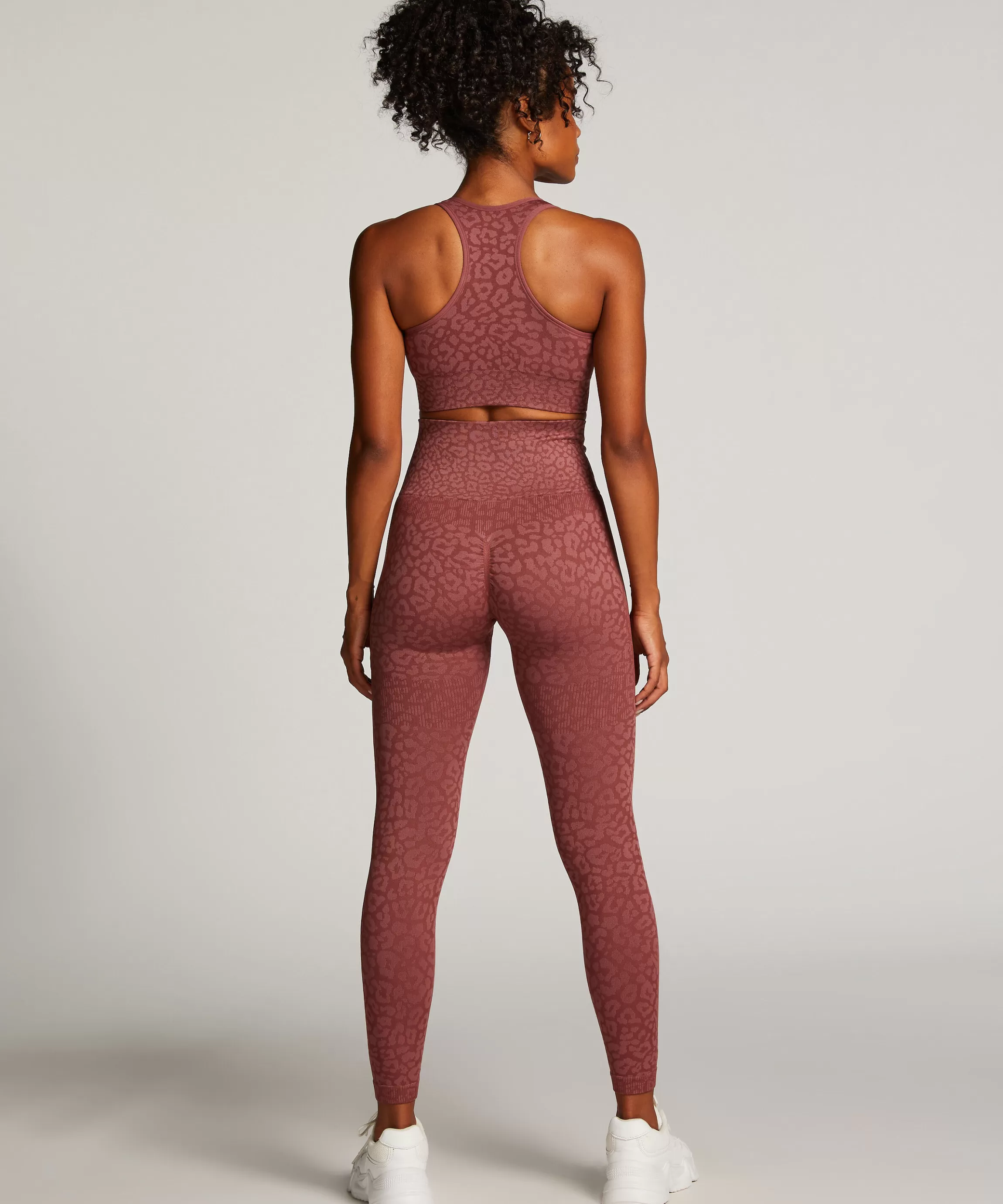 Hunkemöller Voorgevormde Bh'S*Hkmx High Waisted Naadloze Sportlegging Roze