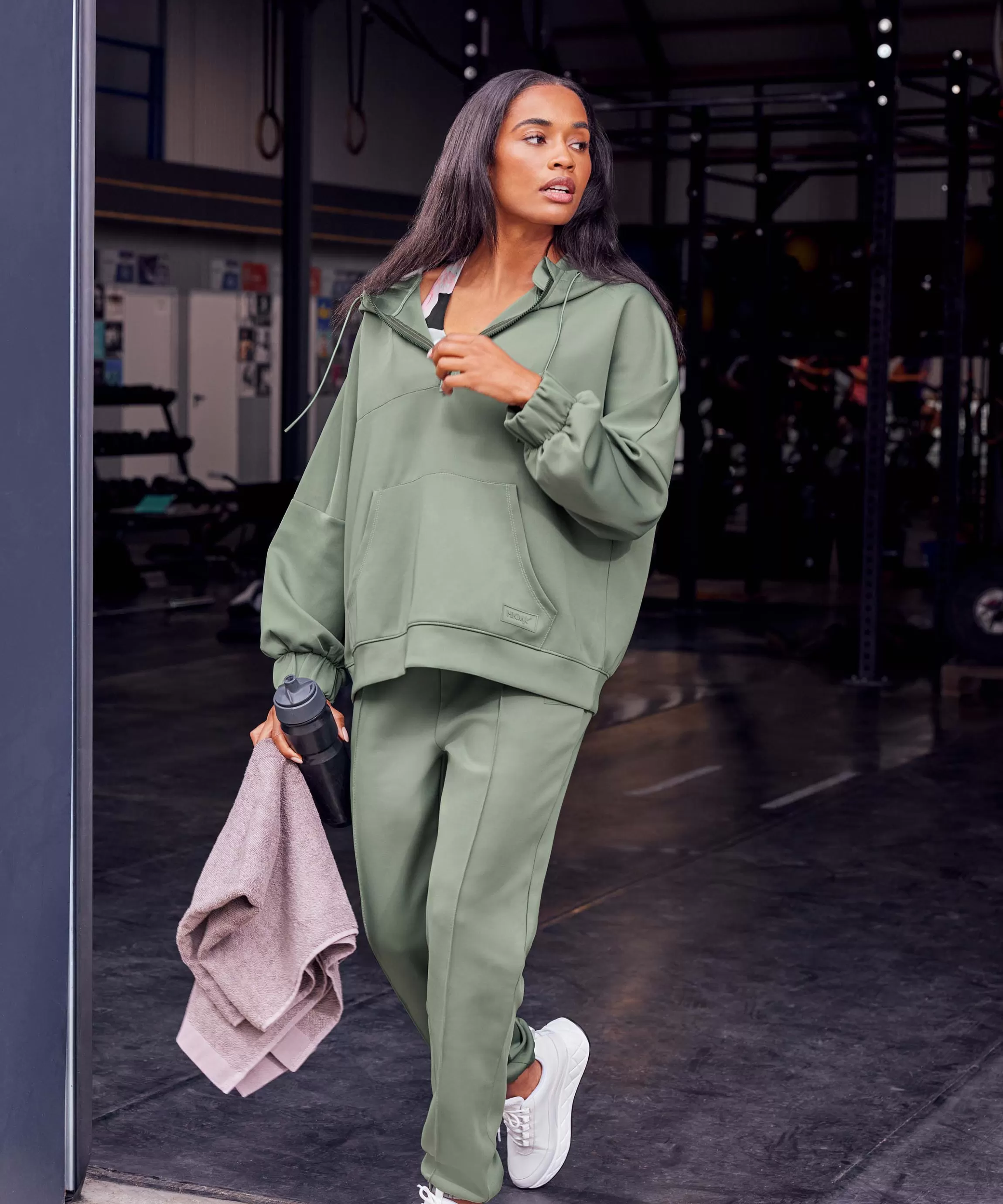 Hunkemöller Sport Tops*Hkmx Hoodie Groen