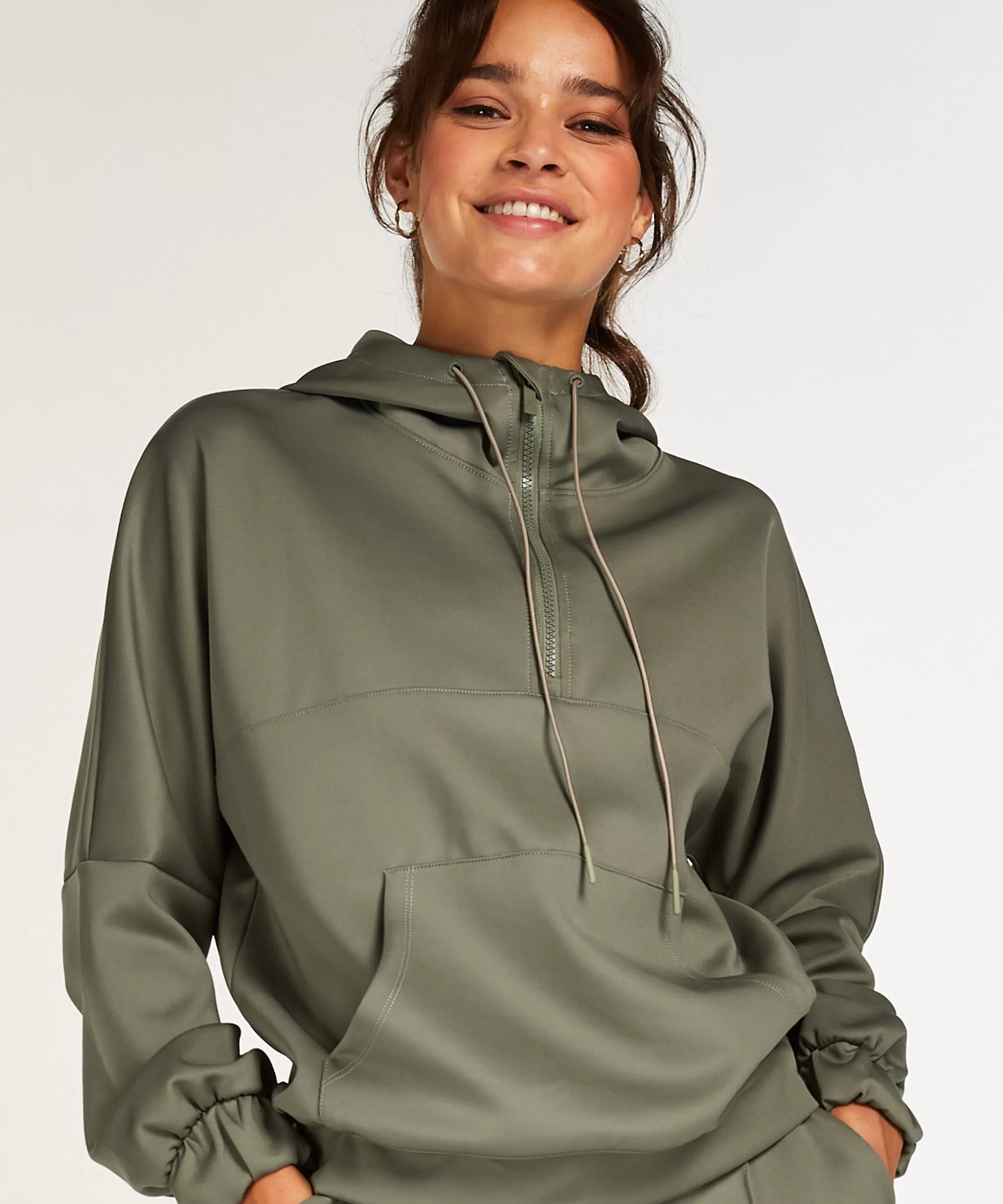 Hunkemöller Sport Tops*Hkmx Hoodie Groen