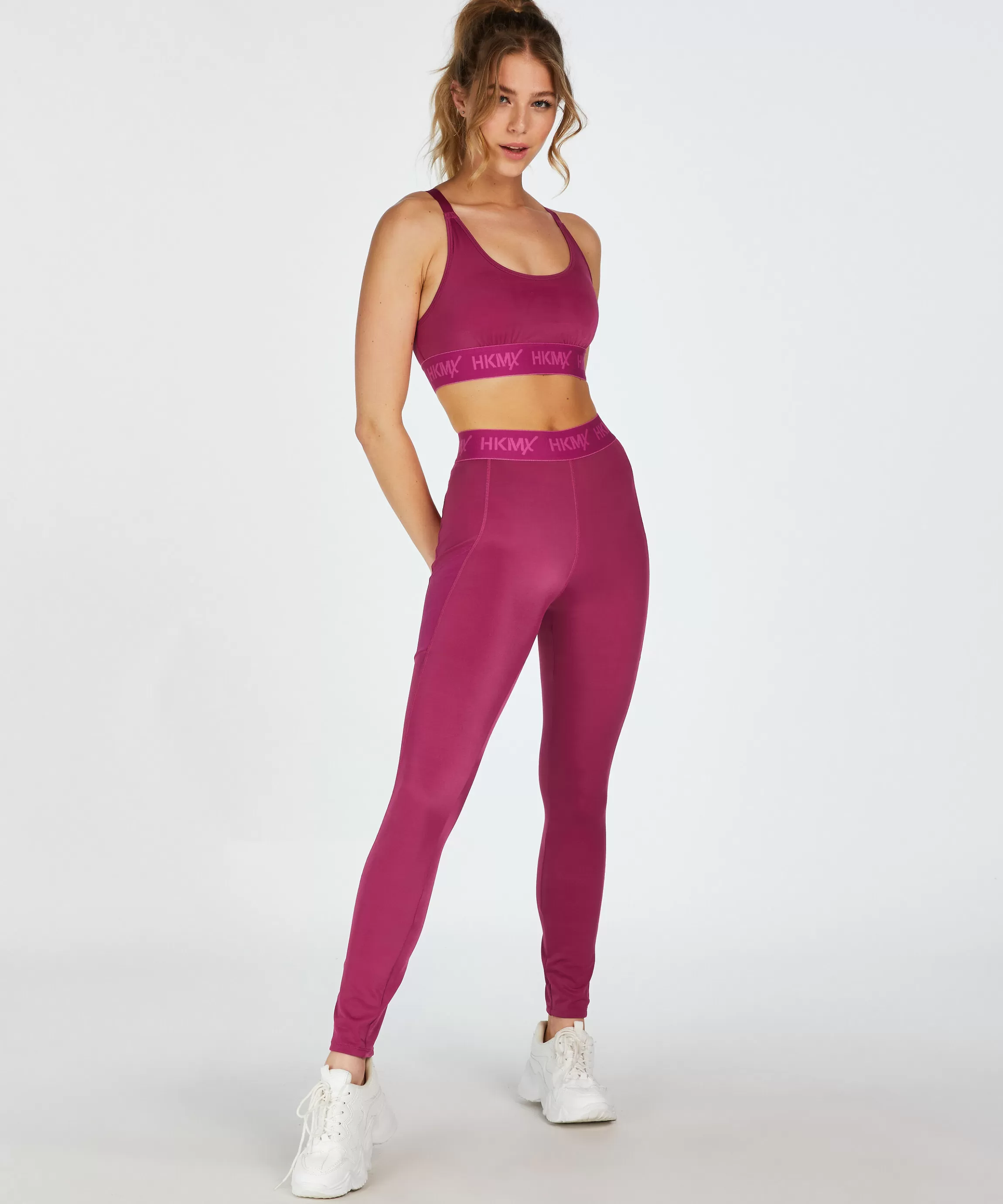 Hunkemöller Sportleggings*Hkmx Regular Waisted Sport Legging Roze