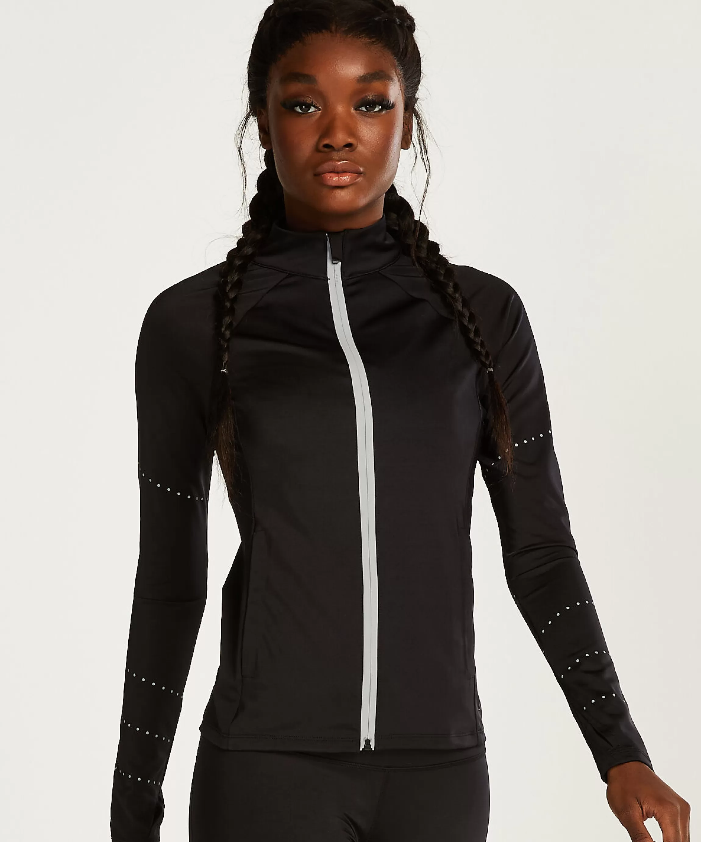 Hunkemöller Sport Tops*Hkmx Run Baby Run Jacket Zwart
