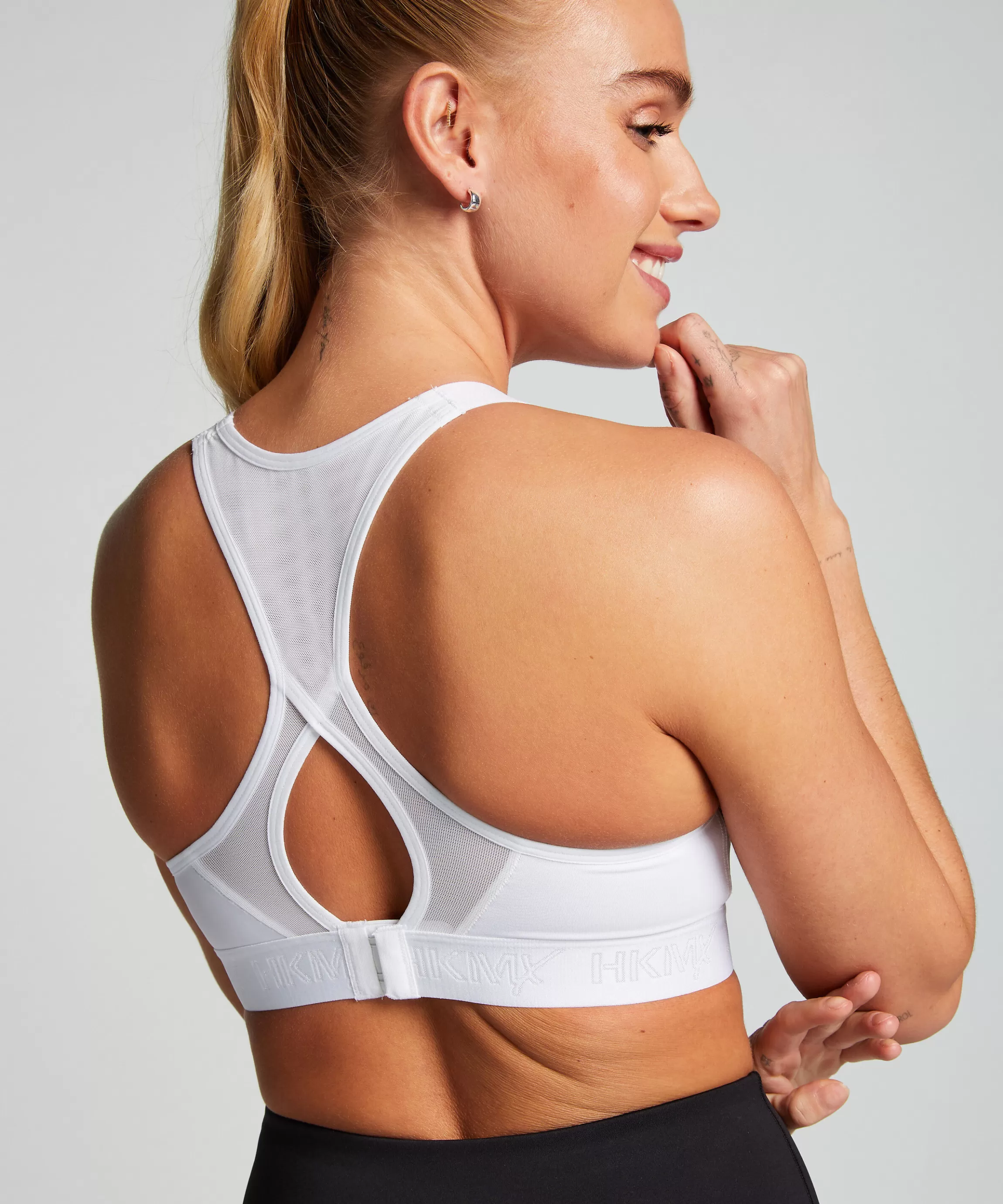 Hunkemöller Voorgevormde Bh'S*Hkmx Sport Bh The All Star Level 2 Wit