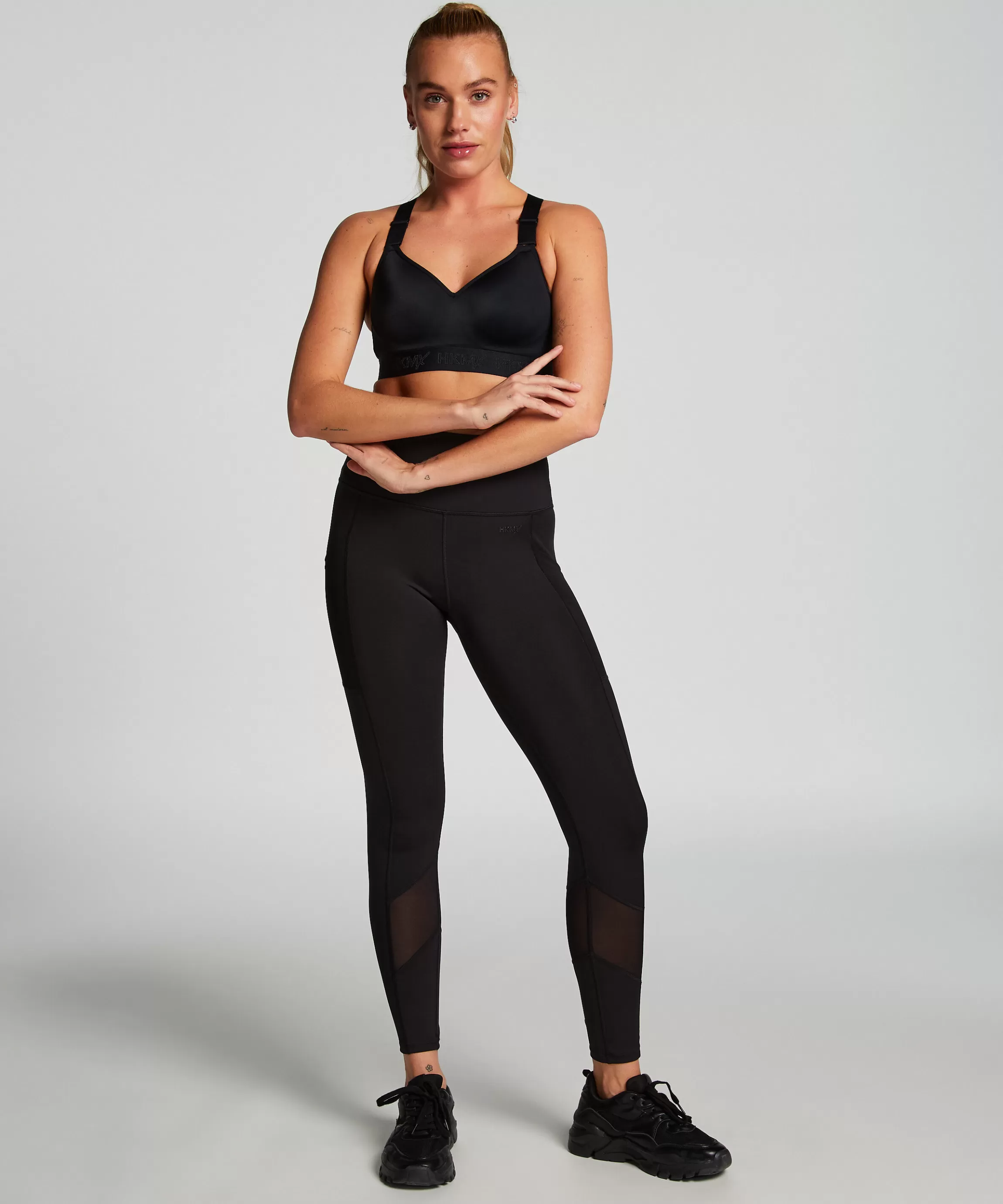 Hunkemöller Voorgevormde Bh'S*Hkmx Sport Bh The All Star Level 2 Zwart