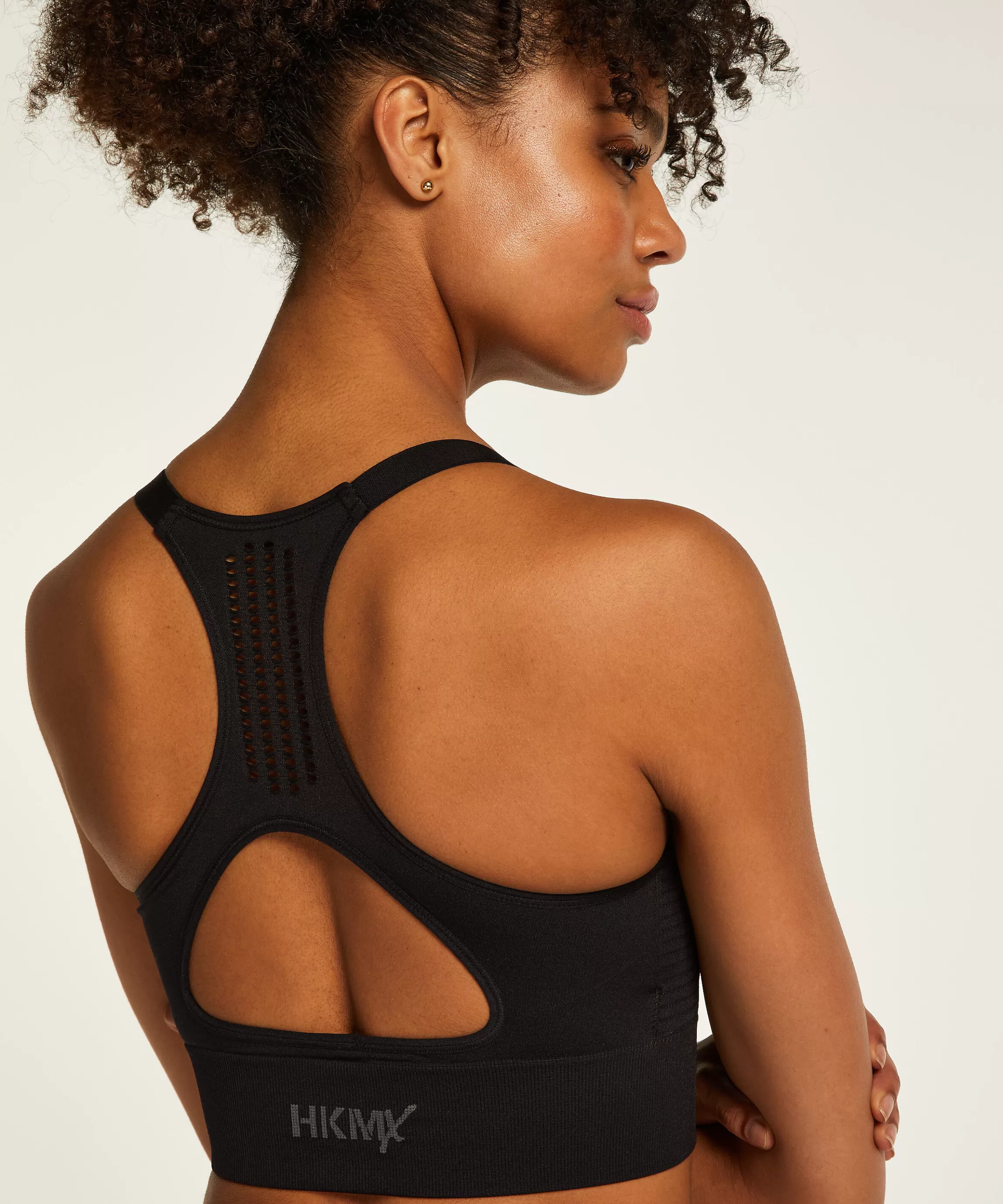 Hunkemöller Voorgevormde Bh'S*Hkmx Sport Bh The Comfort Level 1 Zwart