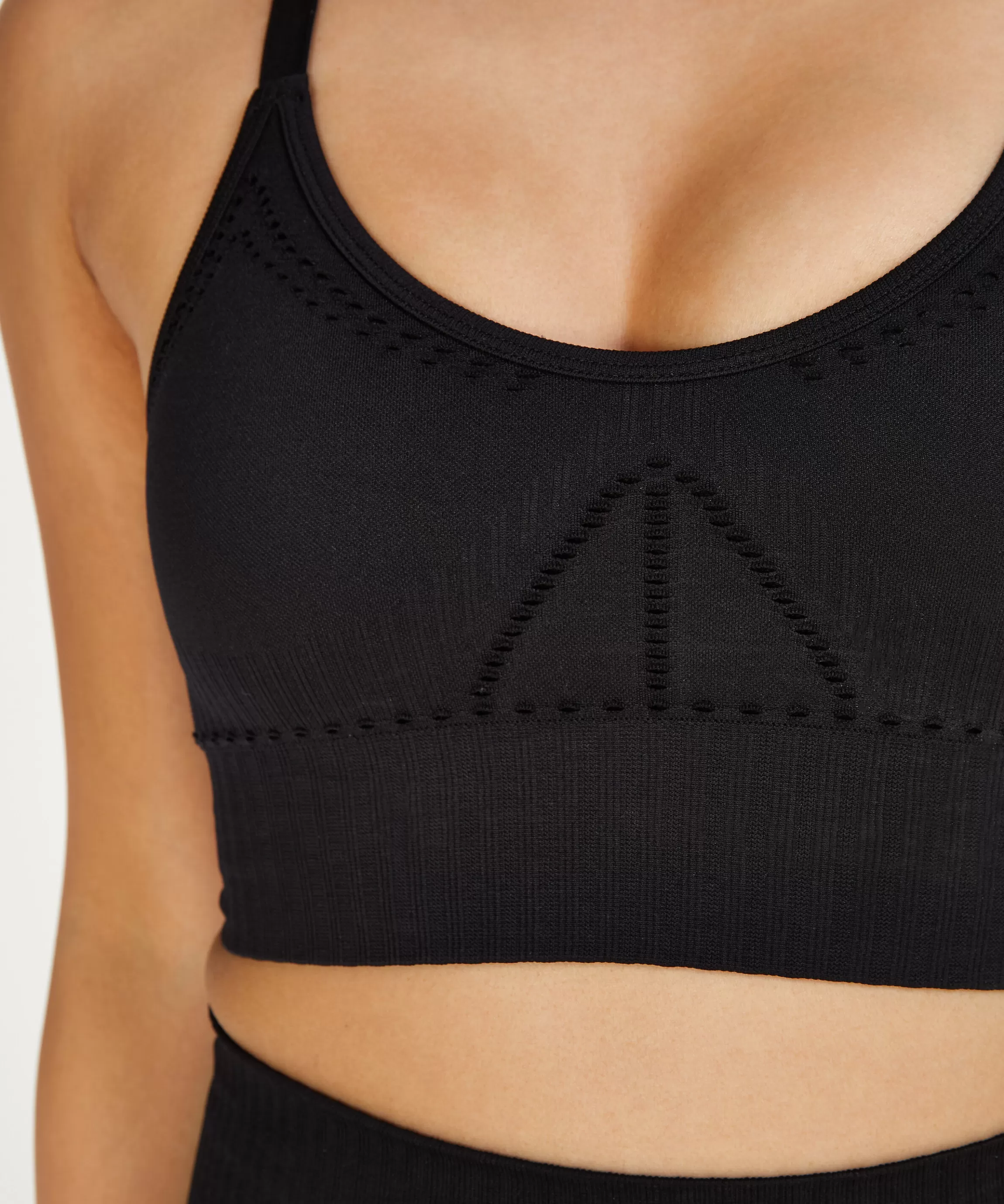 Hunkemöller Voorgevormde Bh'S*Hkmx Sport Bh The Comfort Level 1 Zwart