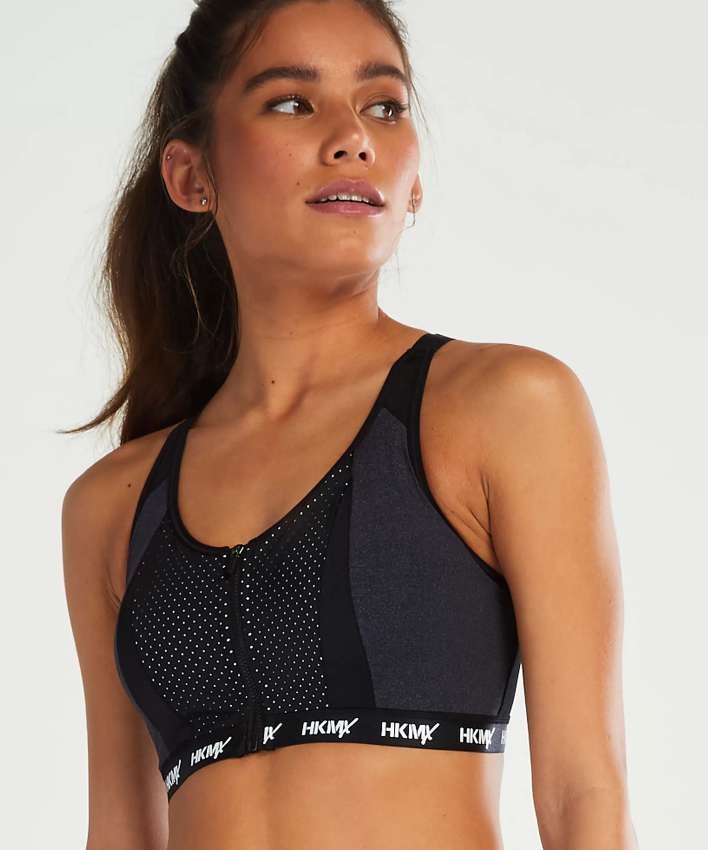 Hunkemöller Voorgevormde Bh'S*Hkmx Sport Bh The Pro Level 3 Grijs