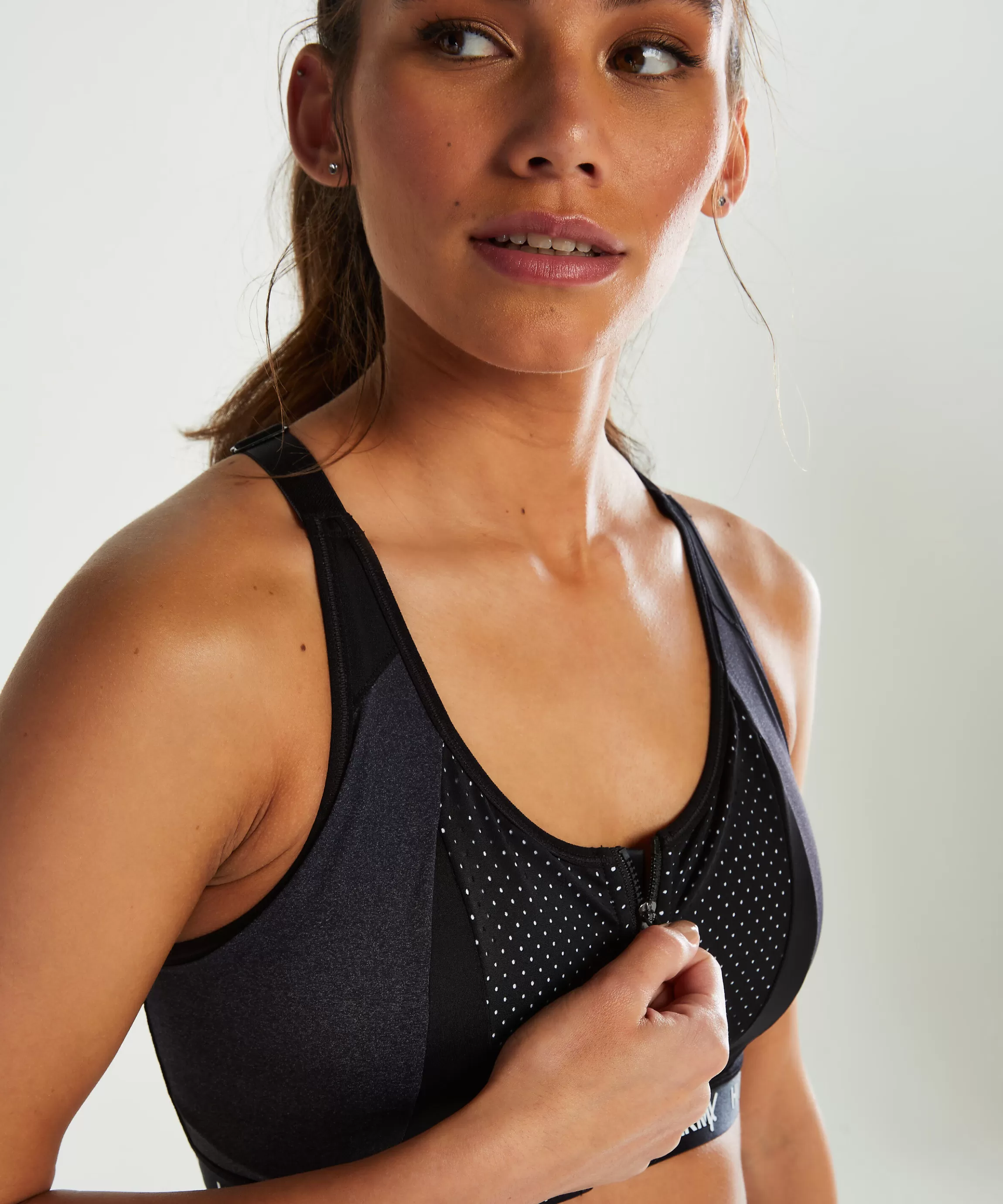 Hunkemöller Voorgevormde Bh'S*Hkmx Sport Bh The Pro Level 3 Grijs