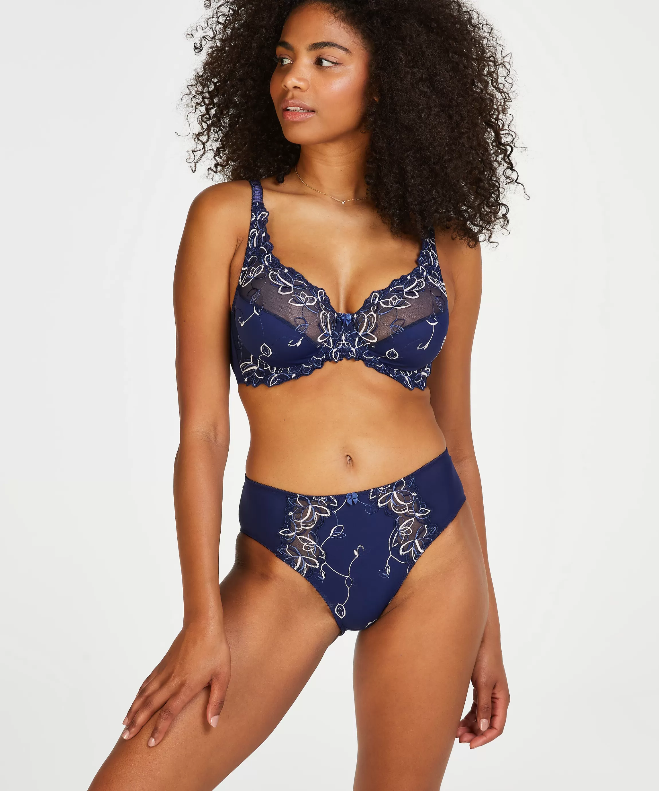 Hunkemöller Hoge Taille Slips*Hoge Slip Diva Blauw