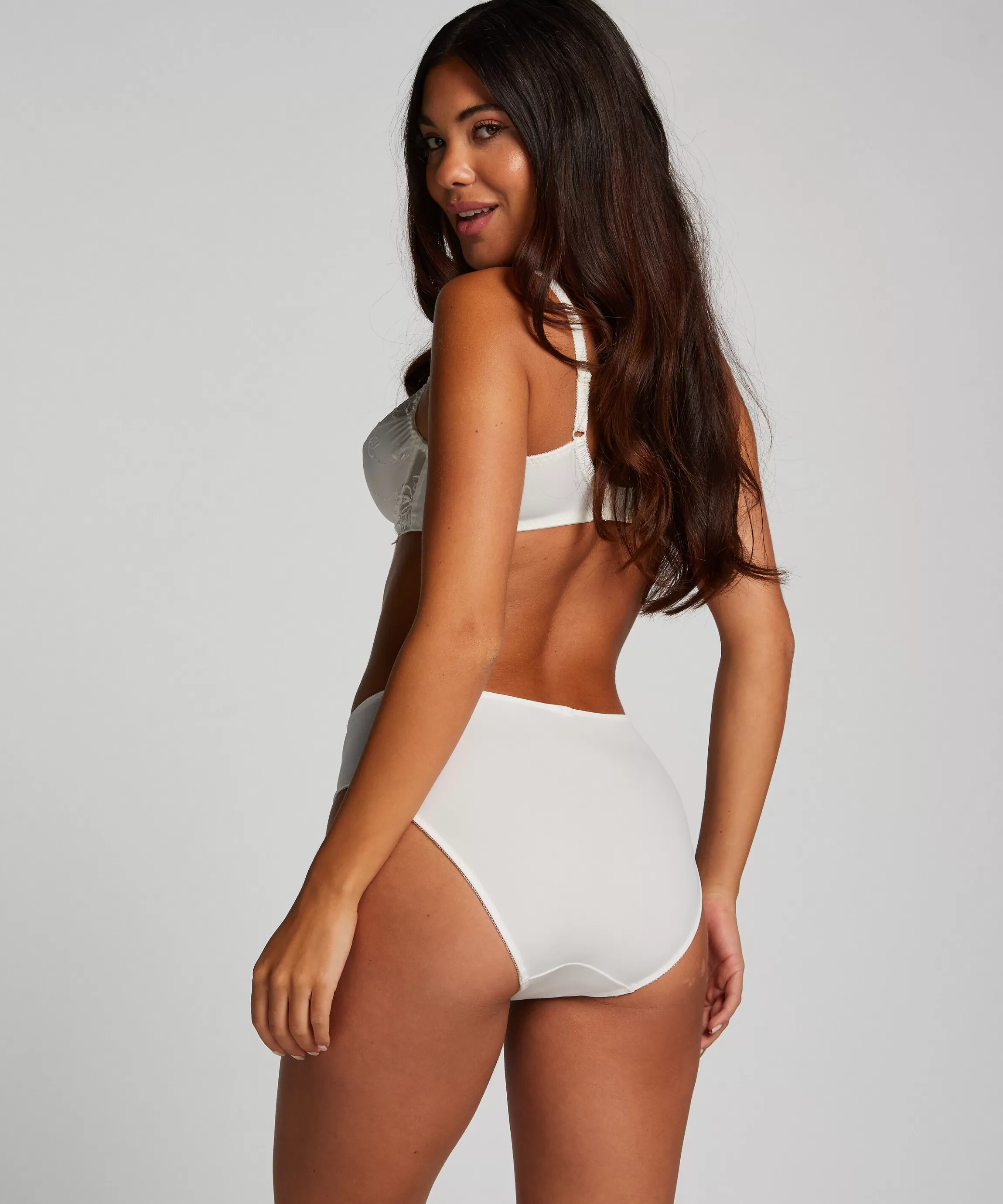 Hunkemöller Hoge Taille Slips*Hoge Slip Diva Wit