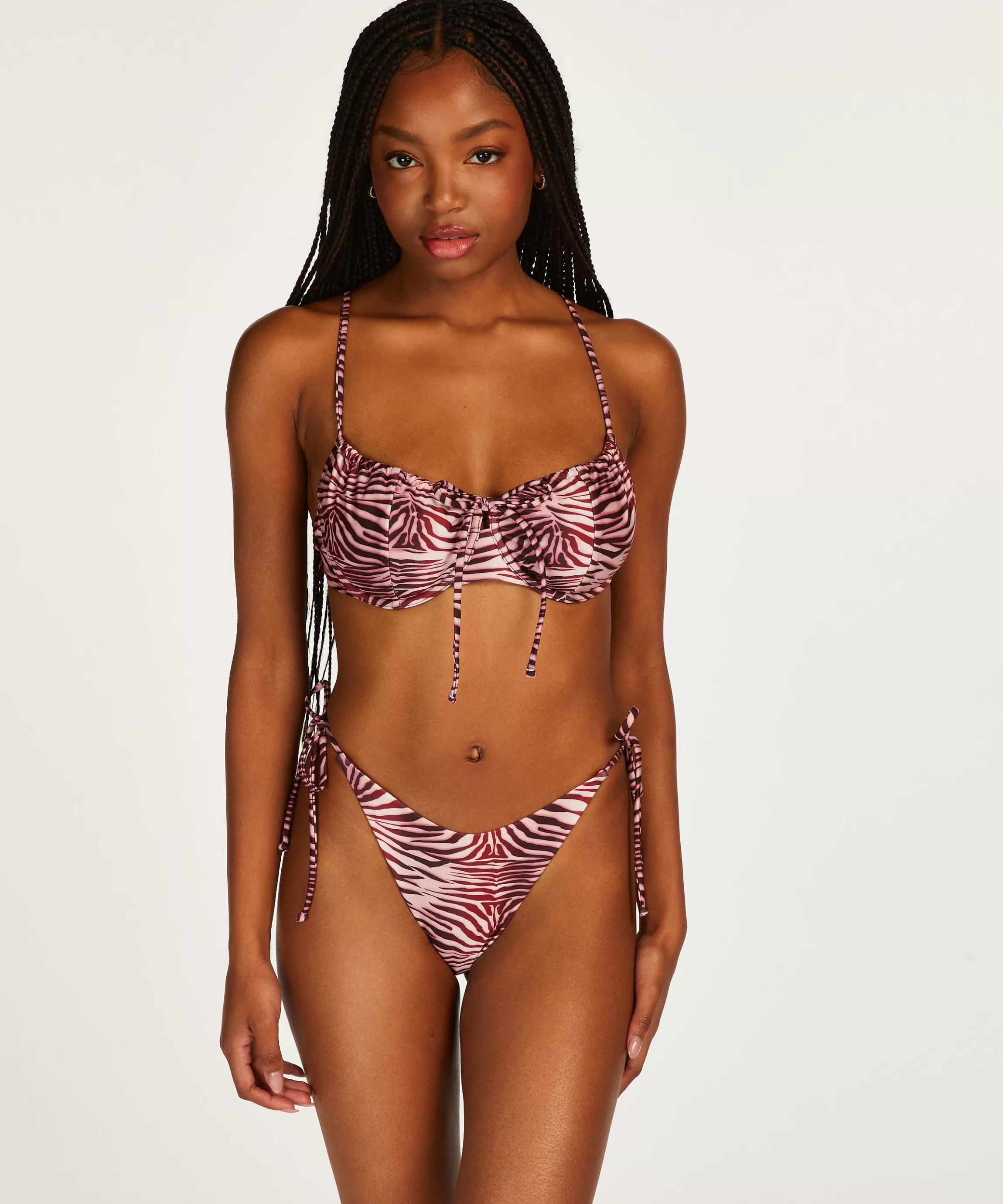 Hunkemöller Bikini'S*Hoog Uitgesneden Bikinibroekje Brazil Rood