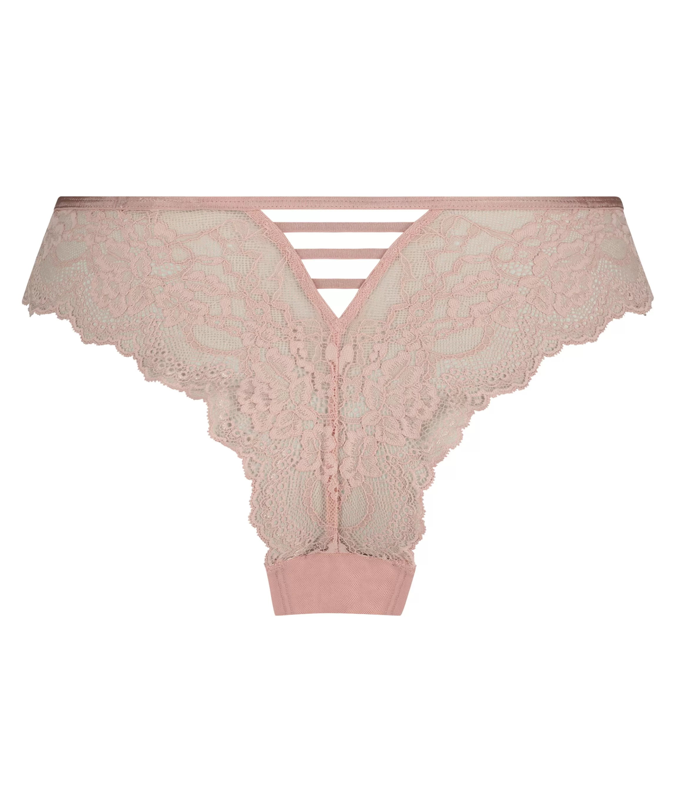 Hunkemöller Brazilians & V-Shapes*Hoog Uitgesneden Brazilian Belle Roze