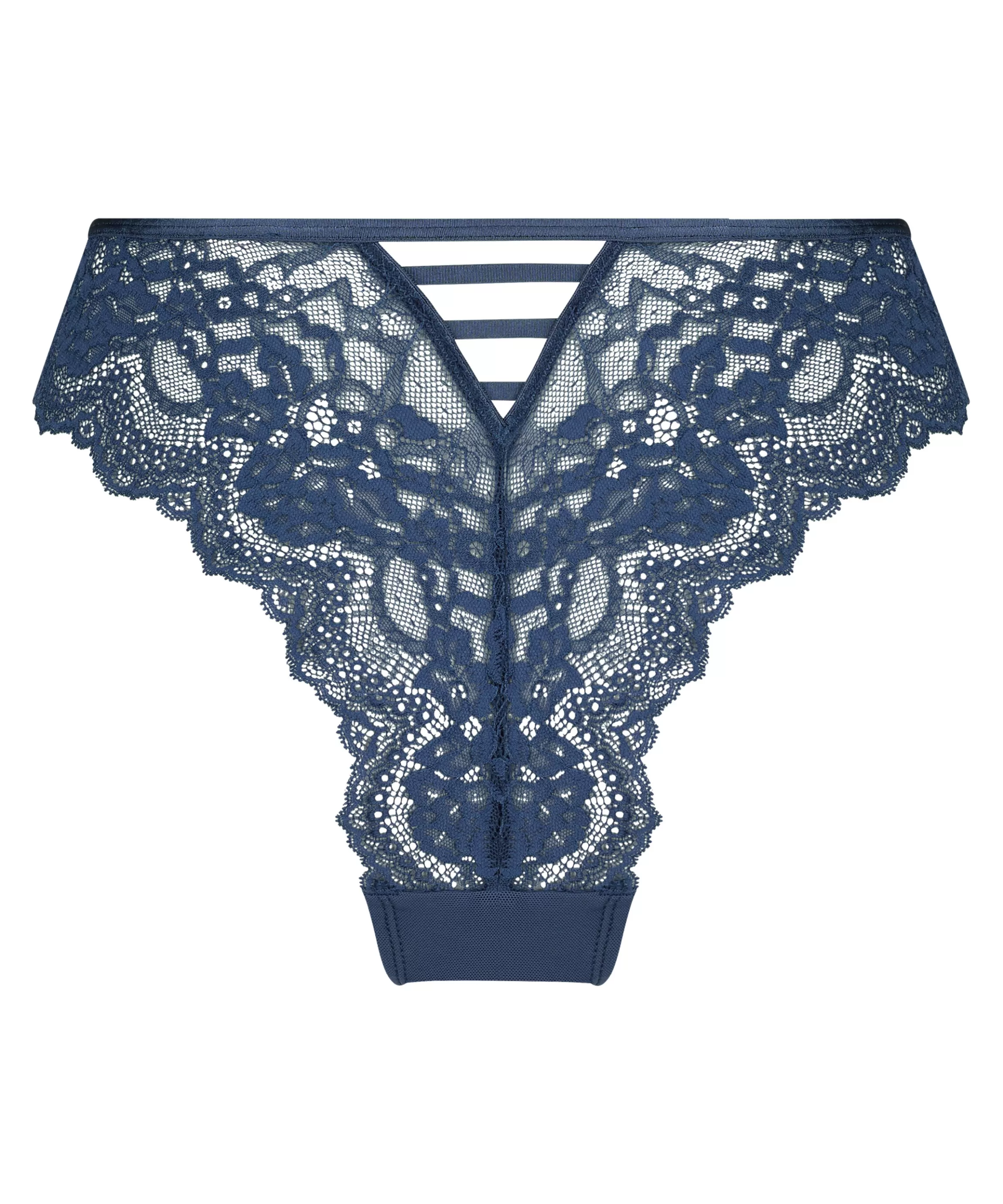 Hunkemöller Brazilians & V-Shapes*Hoog Uitgesneden Brazilian Belle Blauw