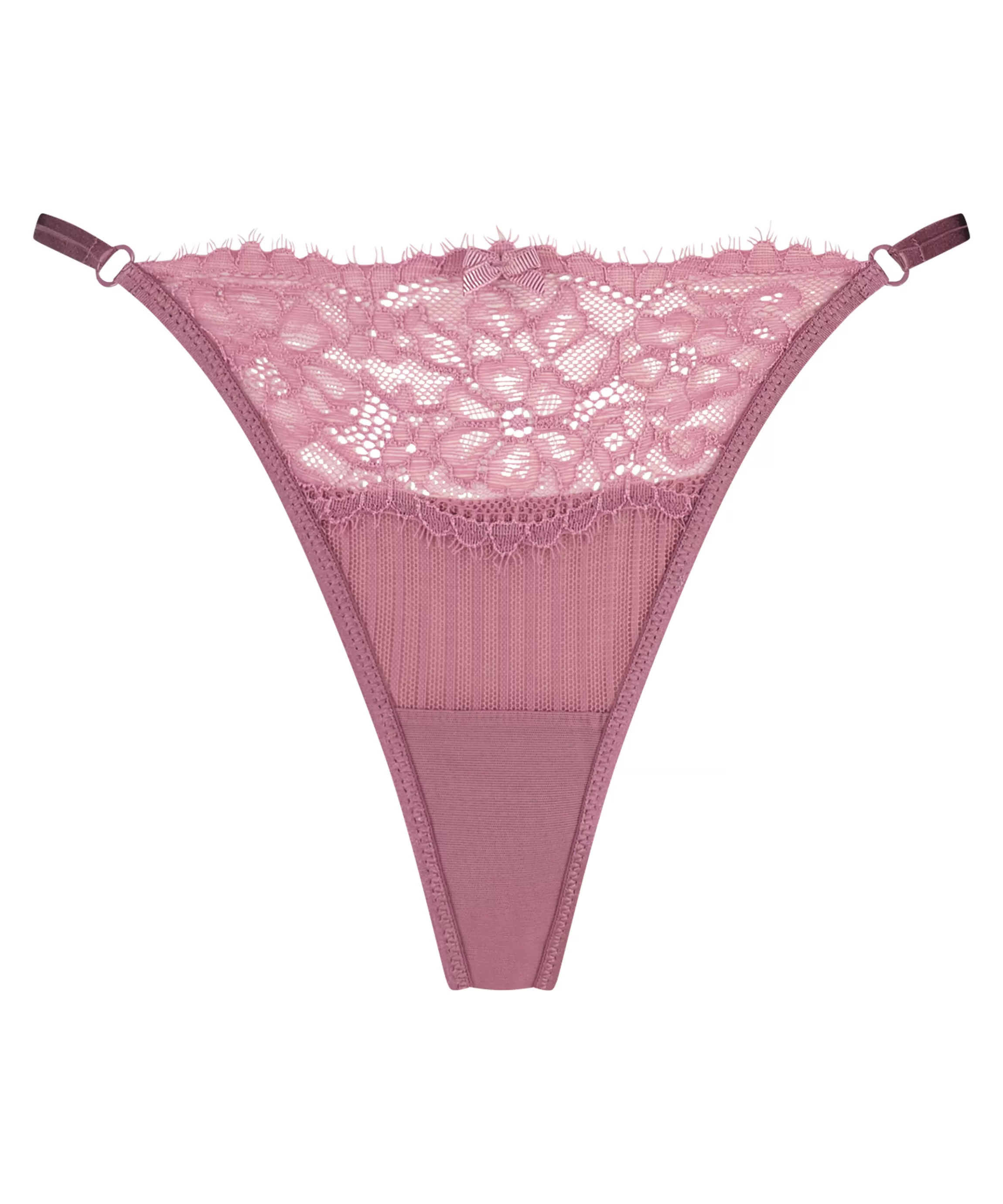 Hunkemöller Strings & Boxerstrings*Hoog Uitgesneden String Bliss Paars