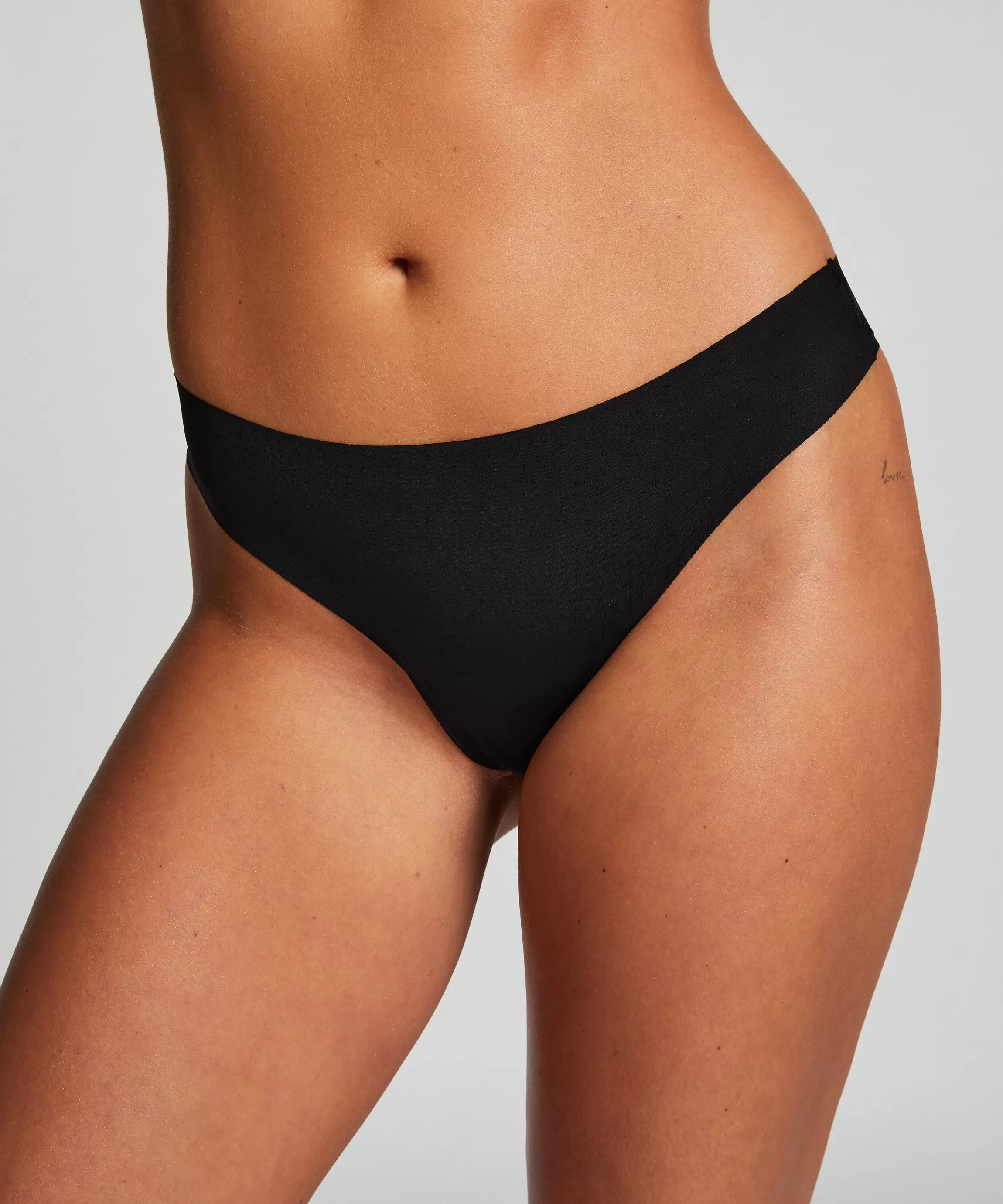 Hunkemöller Strings & Boxerstrings*Invisible String Basic Zwart