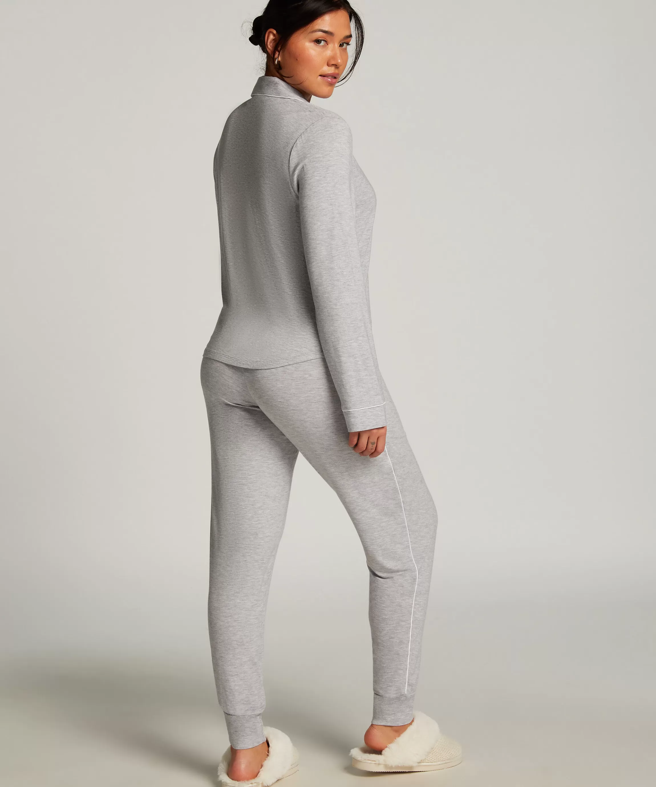 Hunkemöller Pyjama'S*Joggingsbroek Jersey Essential Grijs