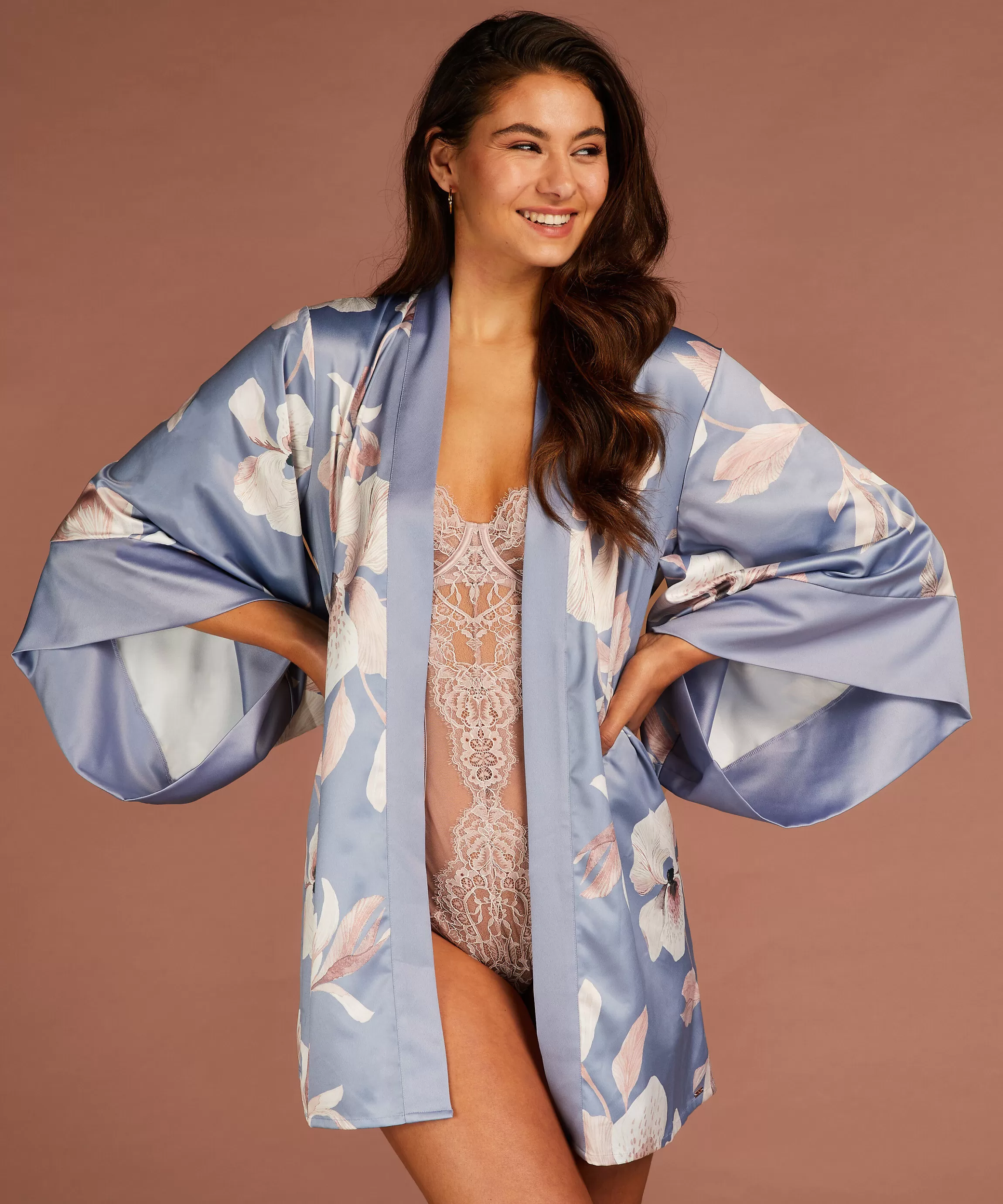 Hunkemöller Kimono'S*Kimono Isla Blauw