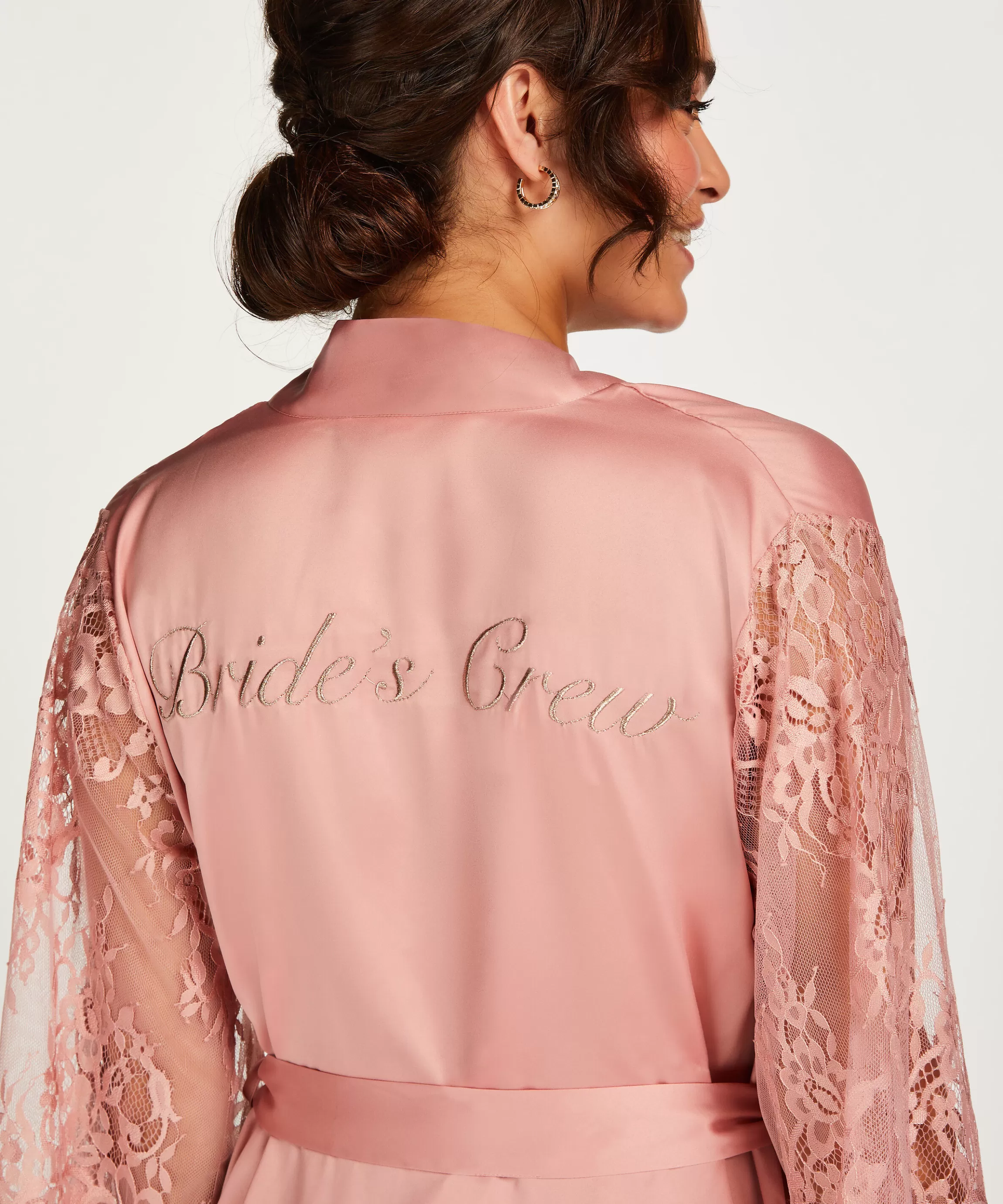 Hunkemöller Kimono'S*Kimono Satijn Bridal Roze