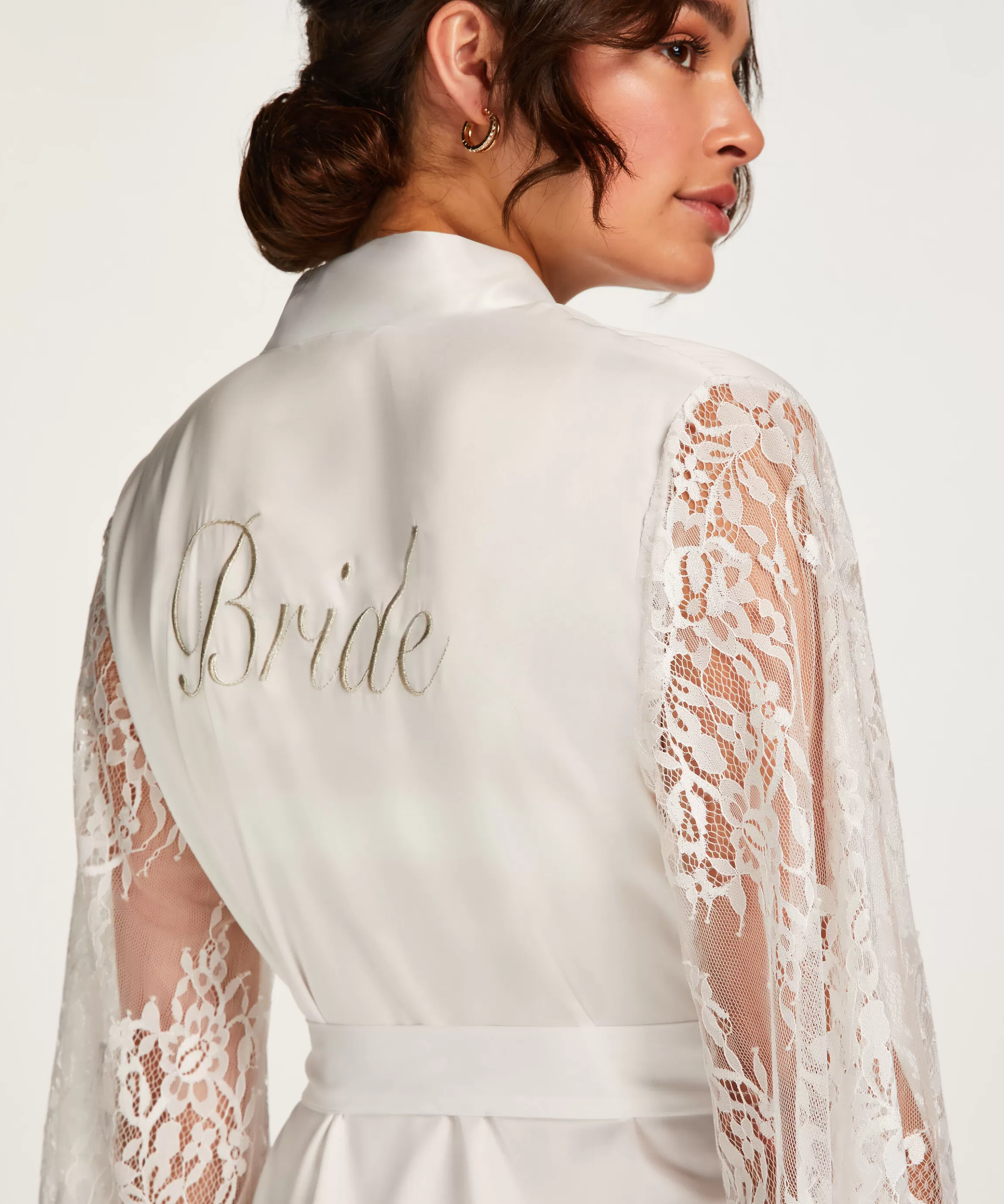Hunkemöller Kimono'S*Kimono Satijn Bride Wit