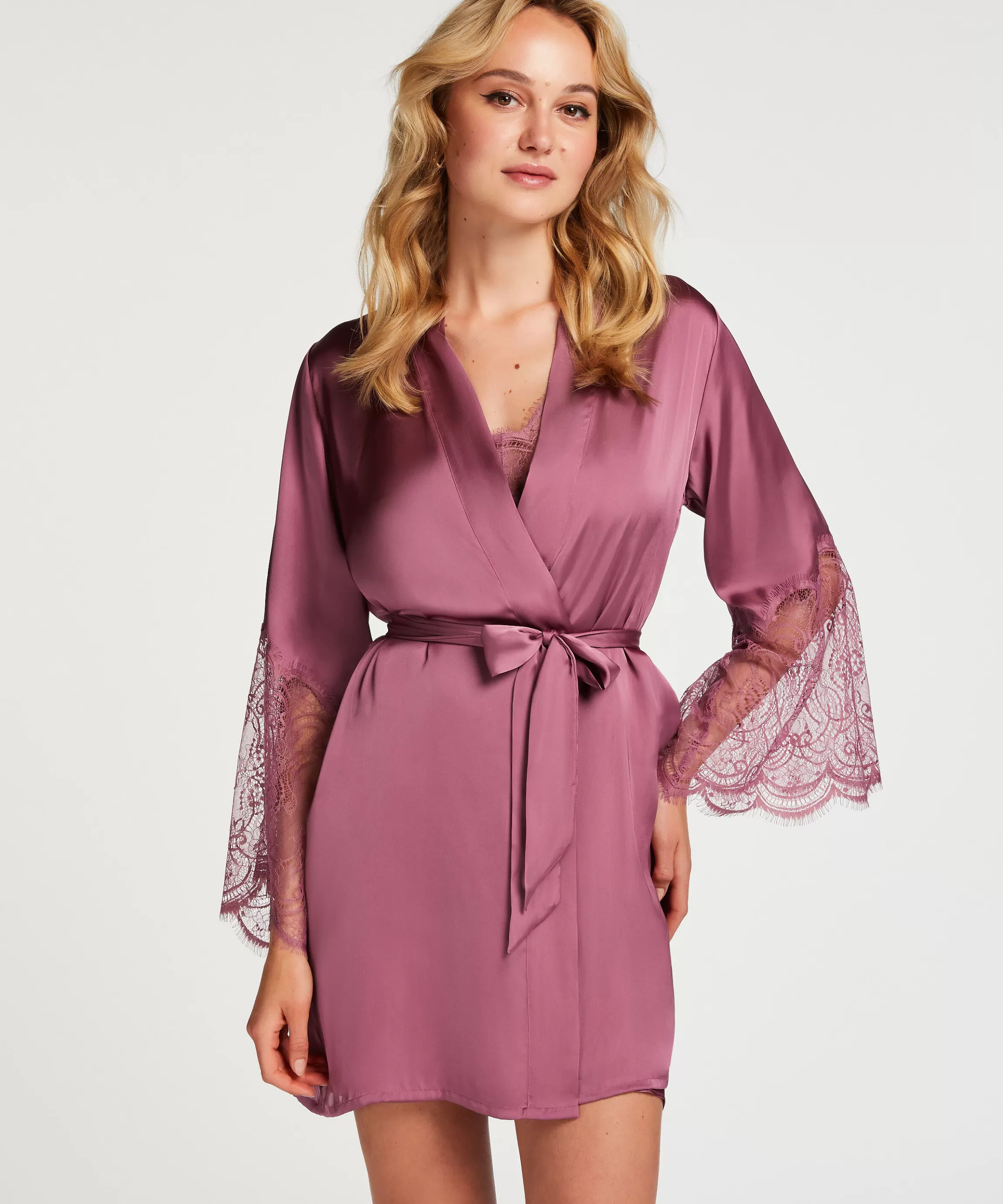 Hunkemöller Kimono'S*Kimono Satin Paars