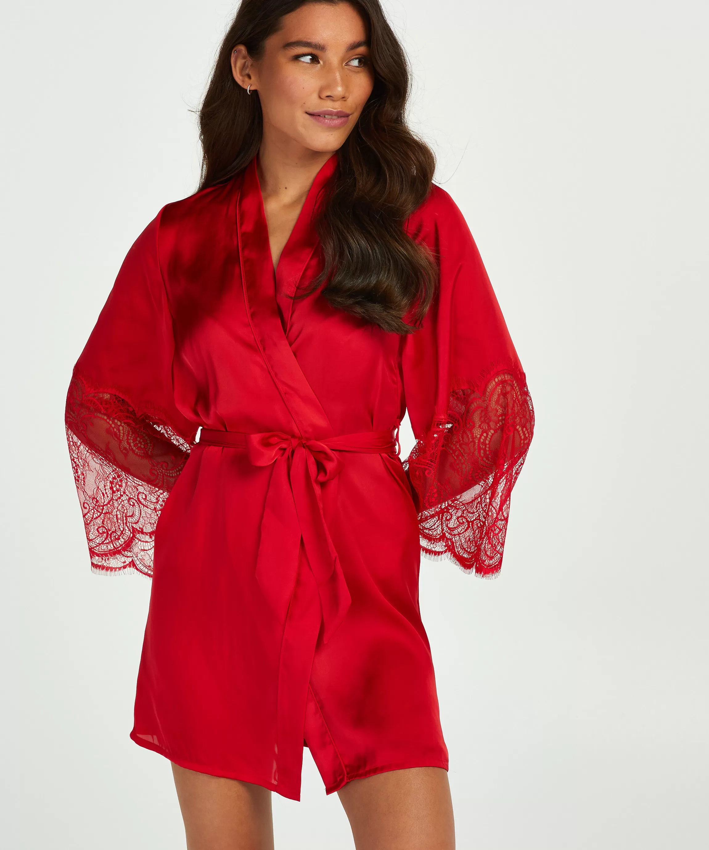 Hunkemöller Kimono'S*Kimono Satin Rood