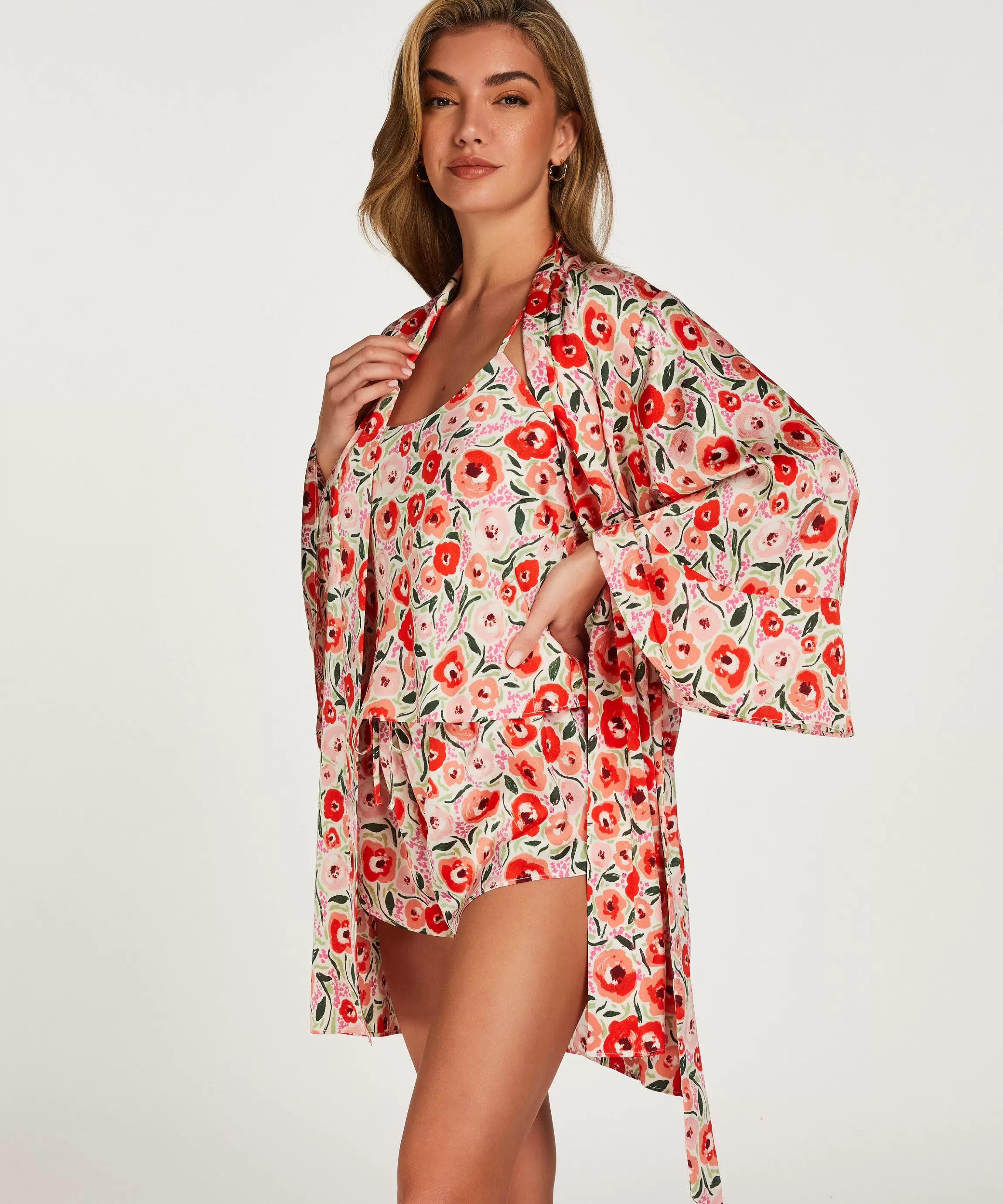Hunkemöller Kimono'S*Kimono Satin Wit