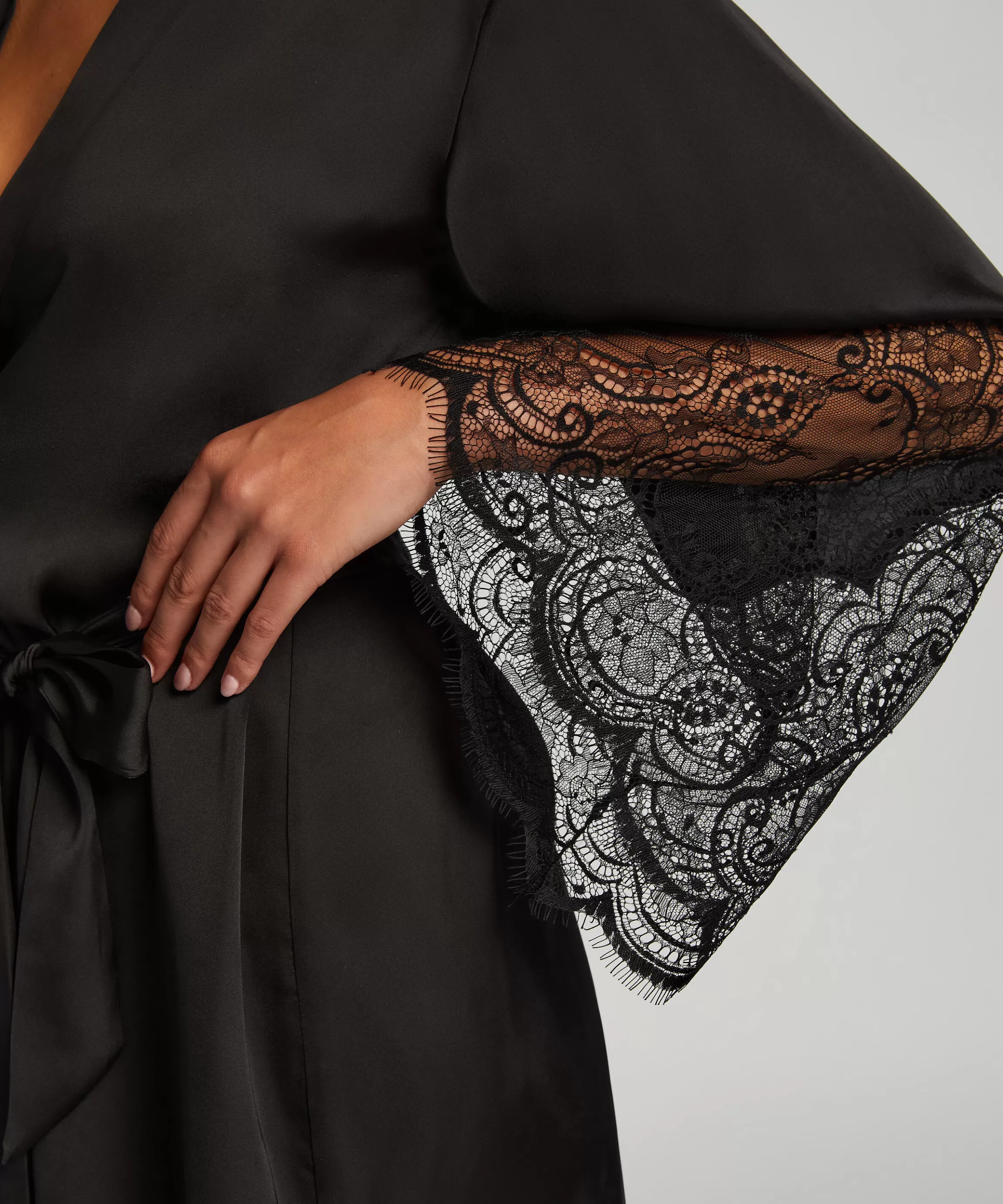 Hunkemöller Kimono'S*Kimono Satin Zwart